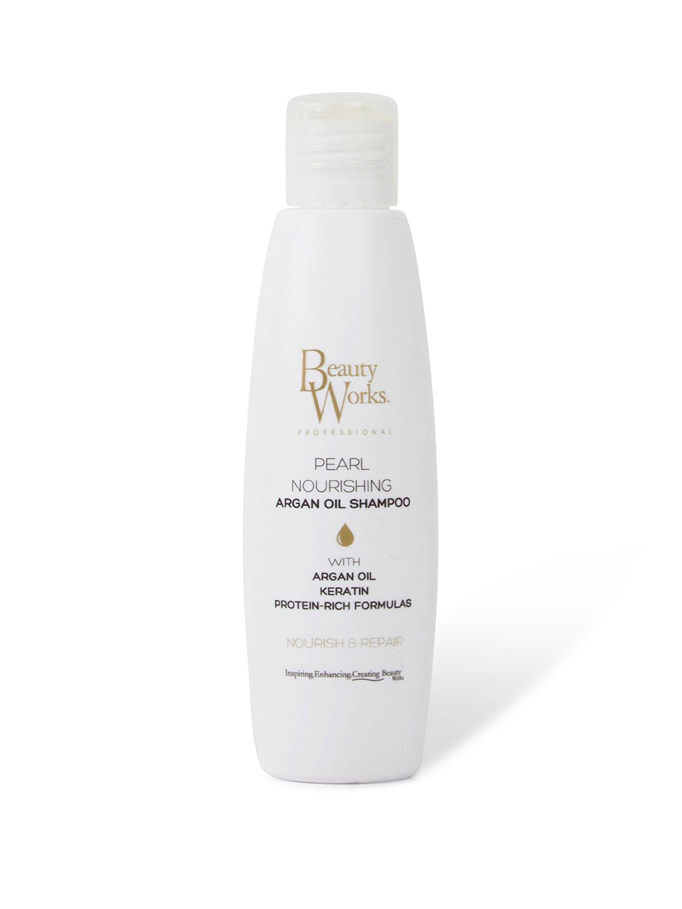 Beauty Works Kit 💛 Argan Oil Shampoo & Conditioner 50ml each, Argan Serum 30mL - Image 4