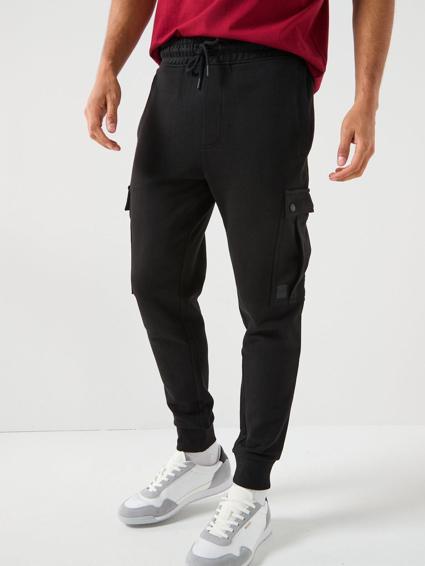 BOSS Boss Seteam Carggo Cuff Joggers - Black