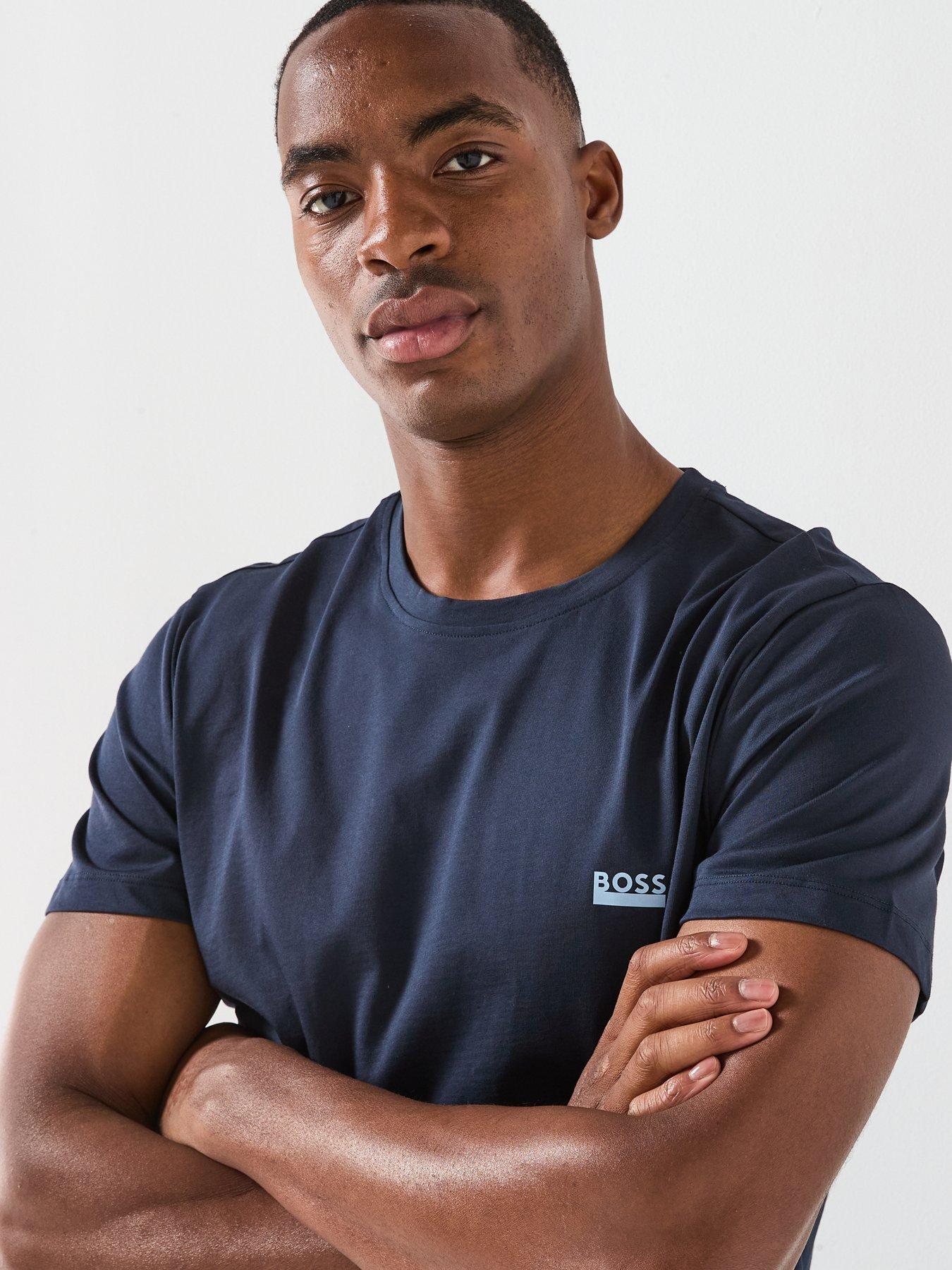 HUGO BOSS Hommes Mino Slim Fit Décontracté Manches Longues Gris Chemise