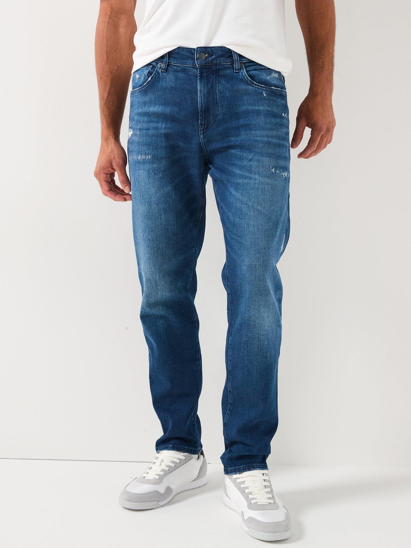 BOSS ReMaine Regular Fit Jeans - Dark Wash
