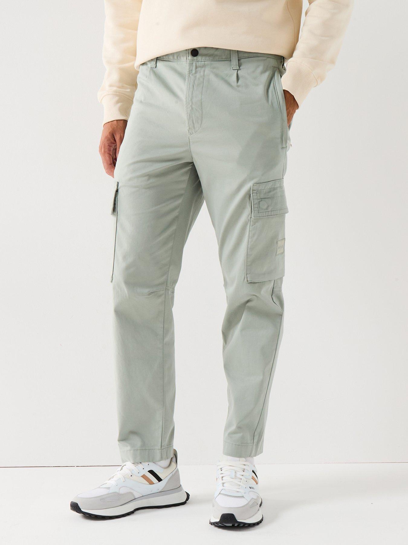 undefined Boss Sisla-9-cargo Pants - Light Green