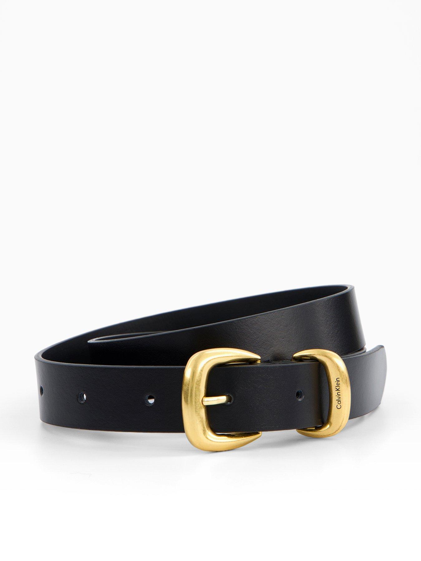 Calvin Klein Sarah Logo Bulk Belt - Black