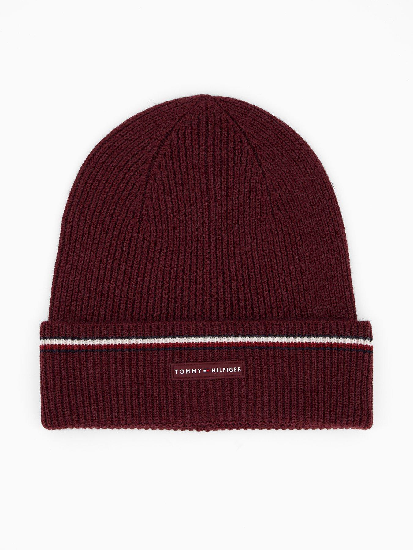 Tommy Hilfiger Beanie Hat - Dark Red