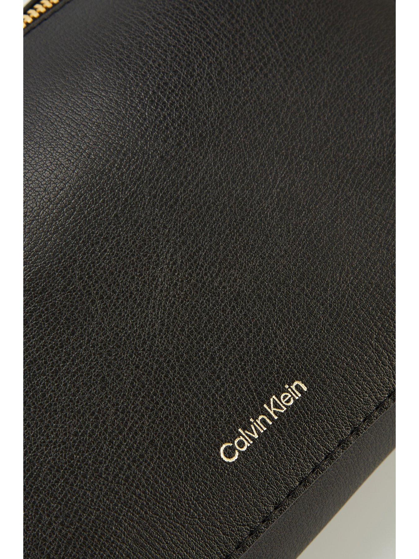 Image 3 of 4 of Calvin Klein Foil Logo Camera Bag - Black