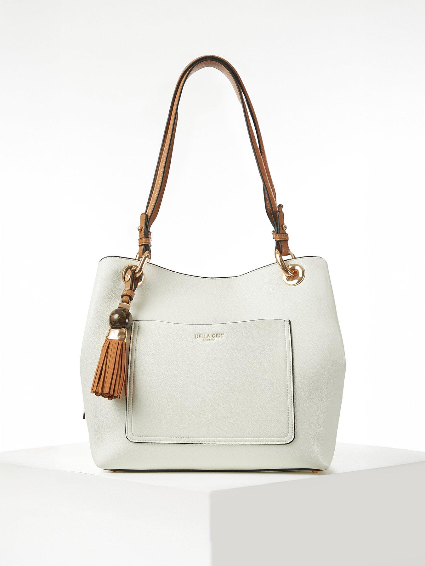 undefined Sienna White Hobo Tote