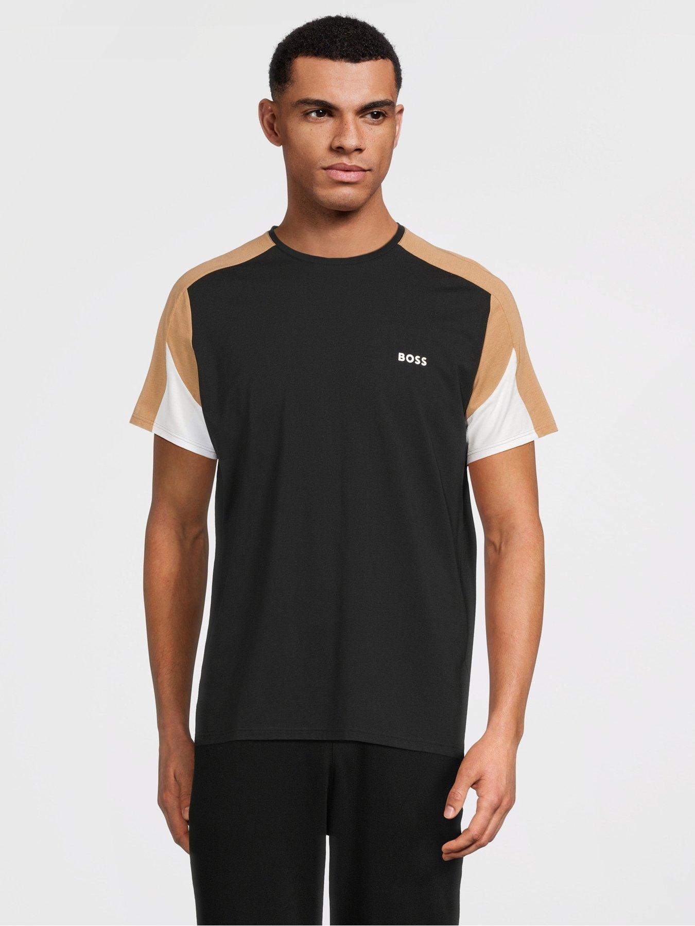 BOSS Balance Pima Modal Loungewear T-Shirt - Black