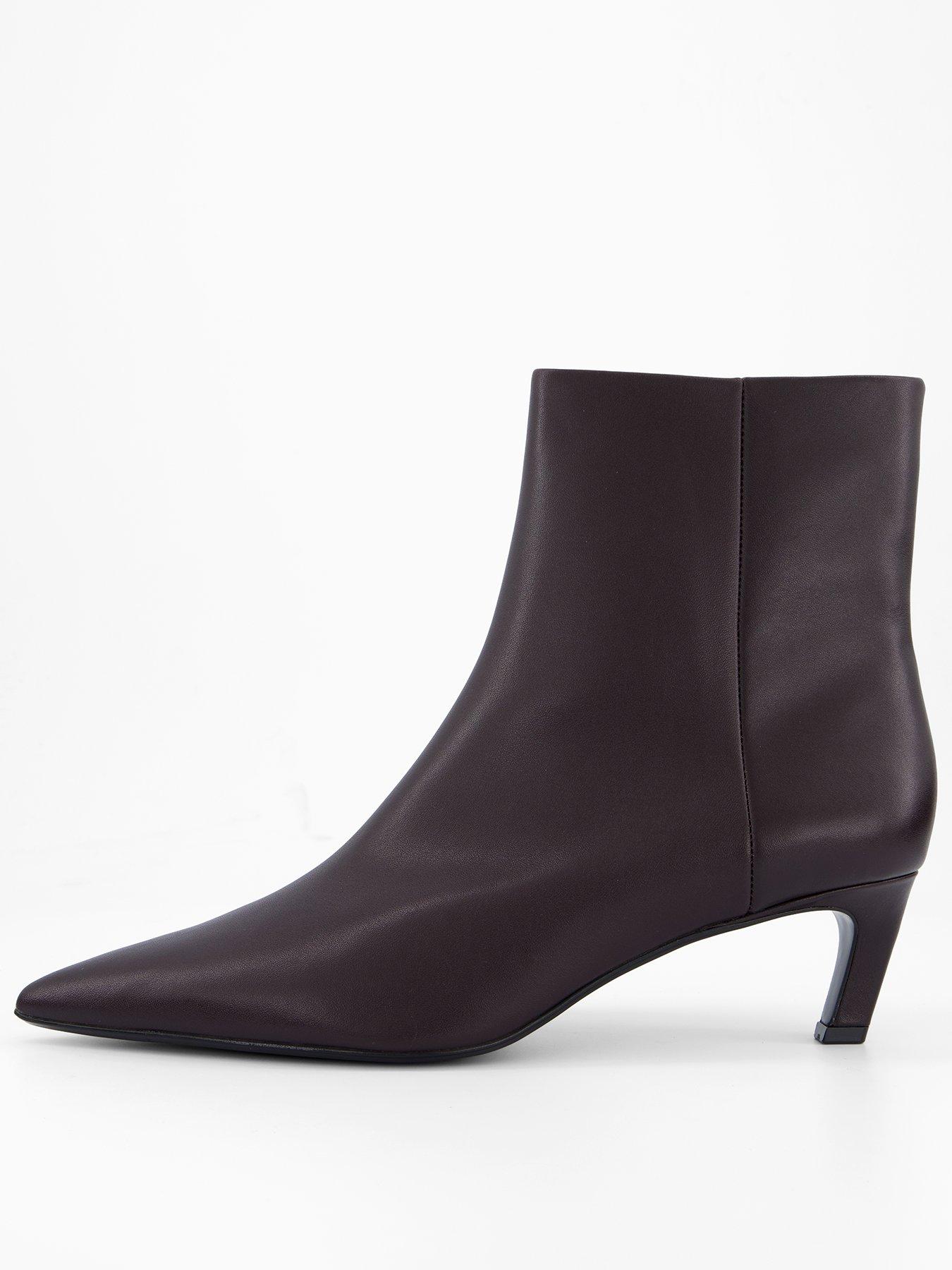 calvin-klein-ankle-boot-with-kitten-heel-brown