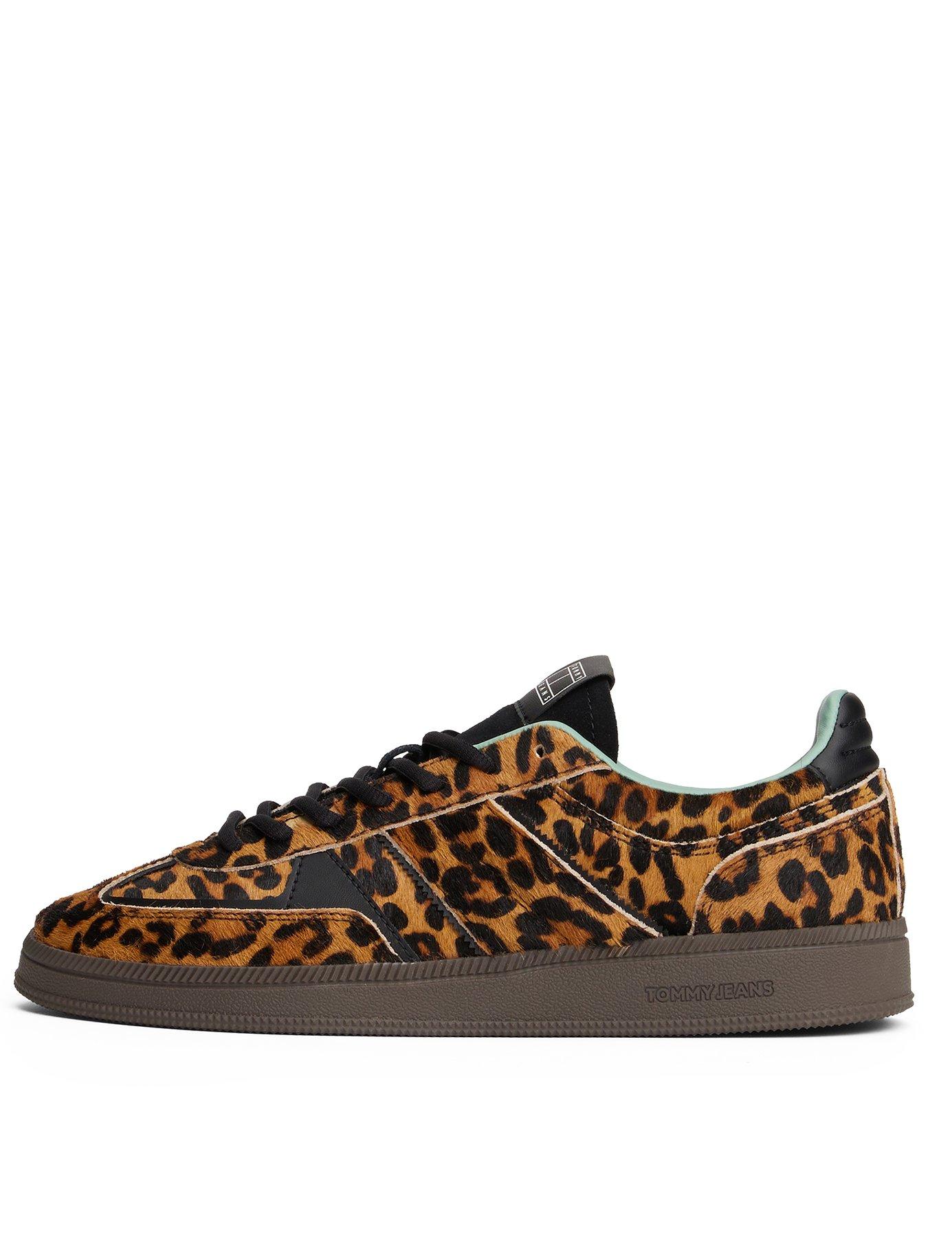 undefined E Greenwich Edge Leopard Print Trainers - Multi