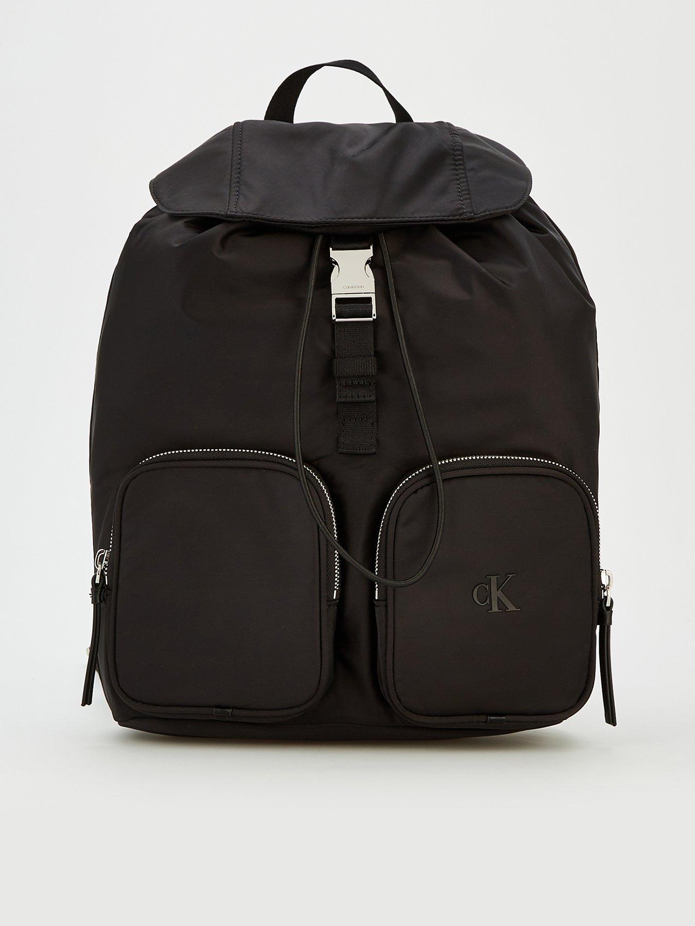 calvin-klein-nylon-backpack-black