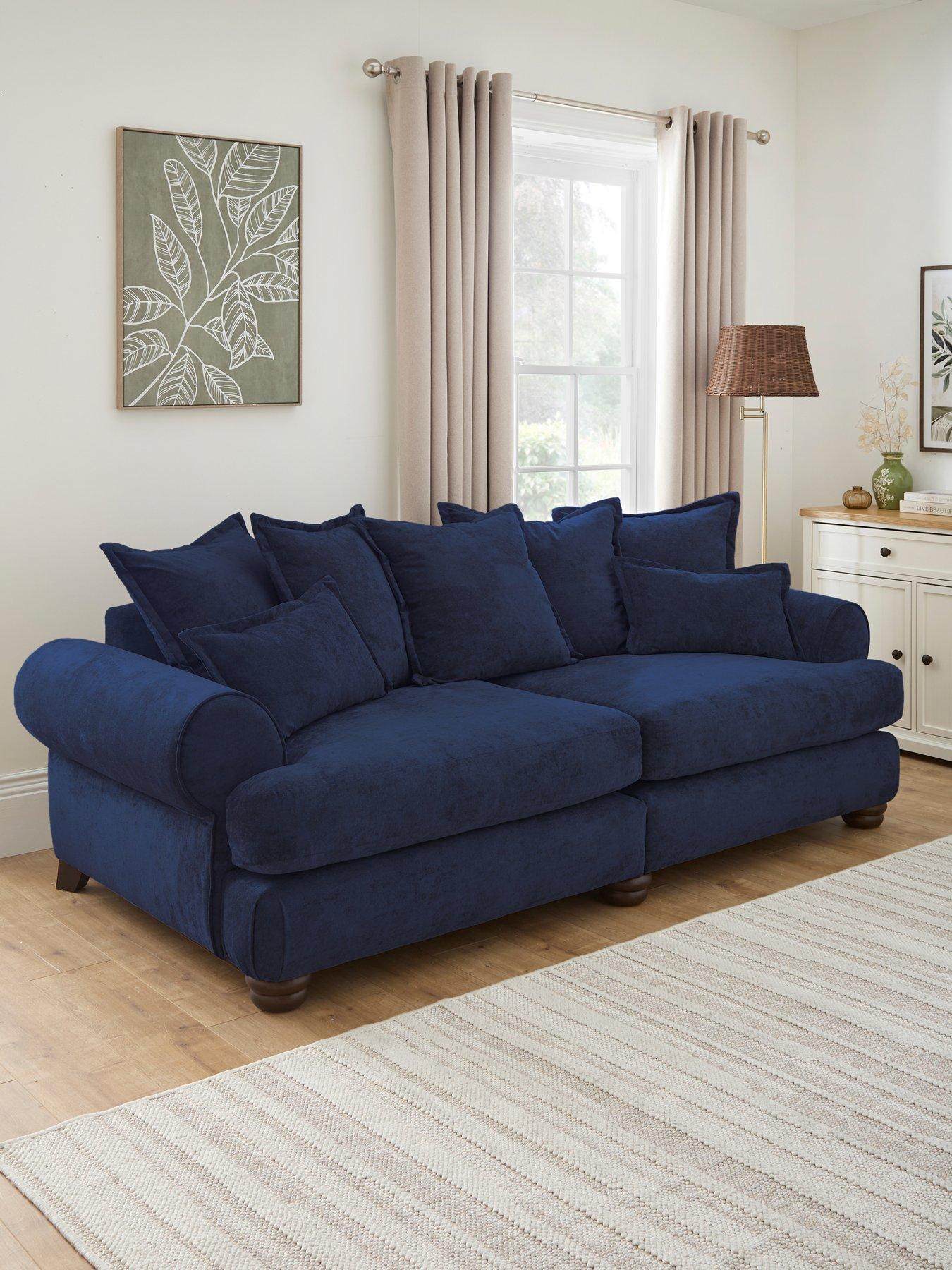 undefined Amersham 4 Seater Fabric Sofa - Made to Order in the UK