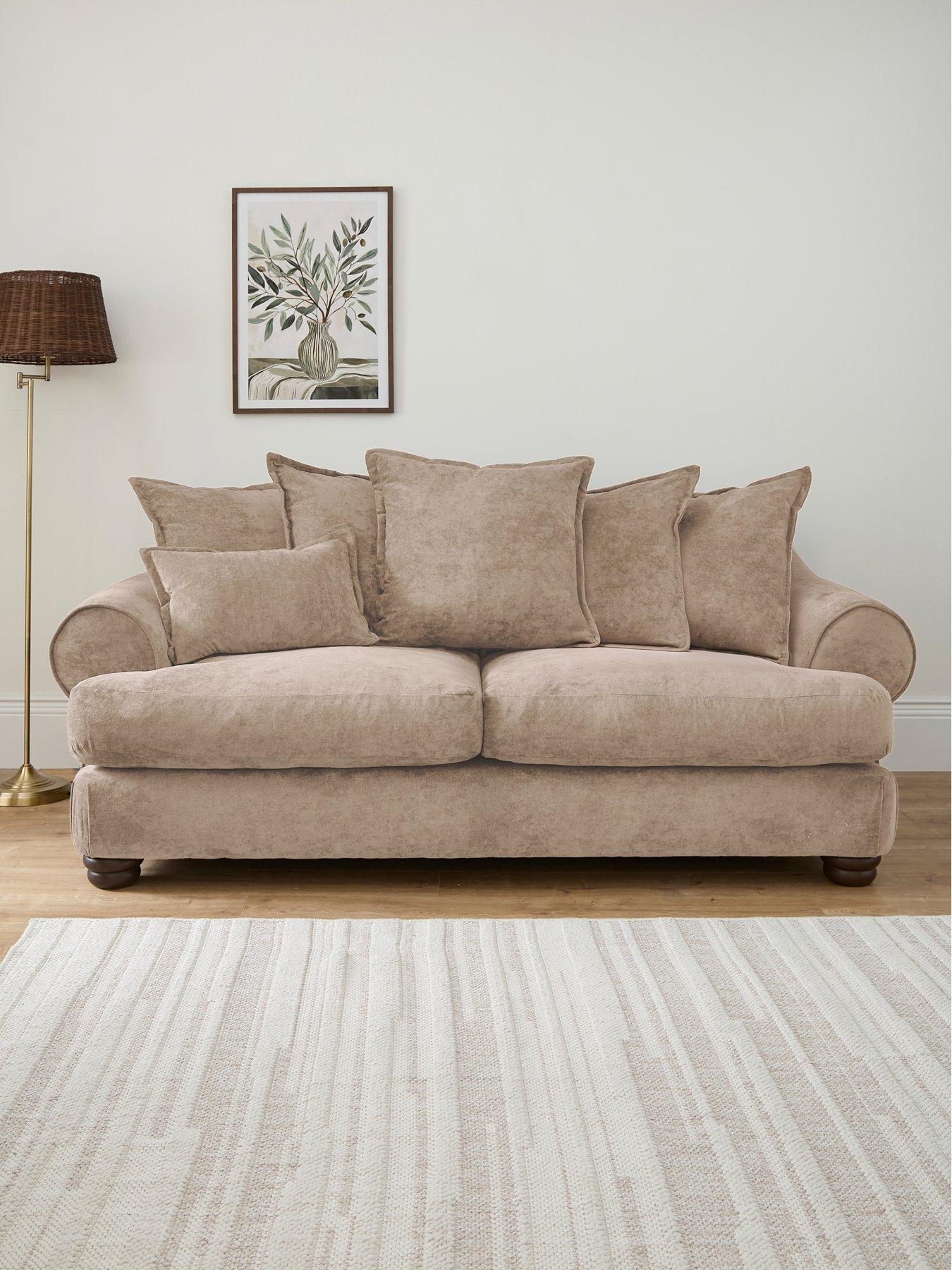The Very Collection: Amersham 3 Seater Fabric Sofa - Made to Order in the UK - FSC&reg; Certified