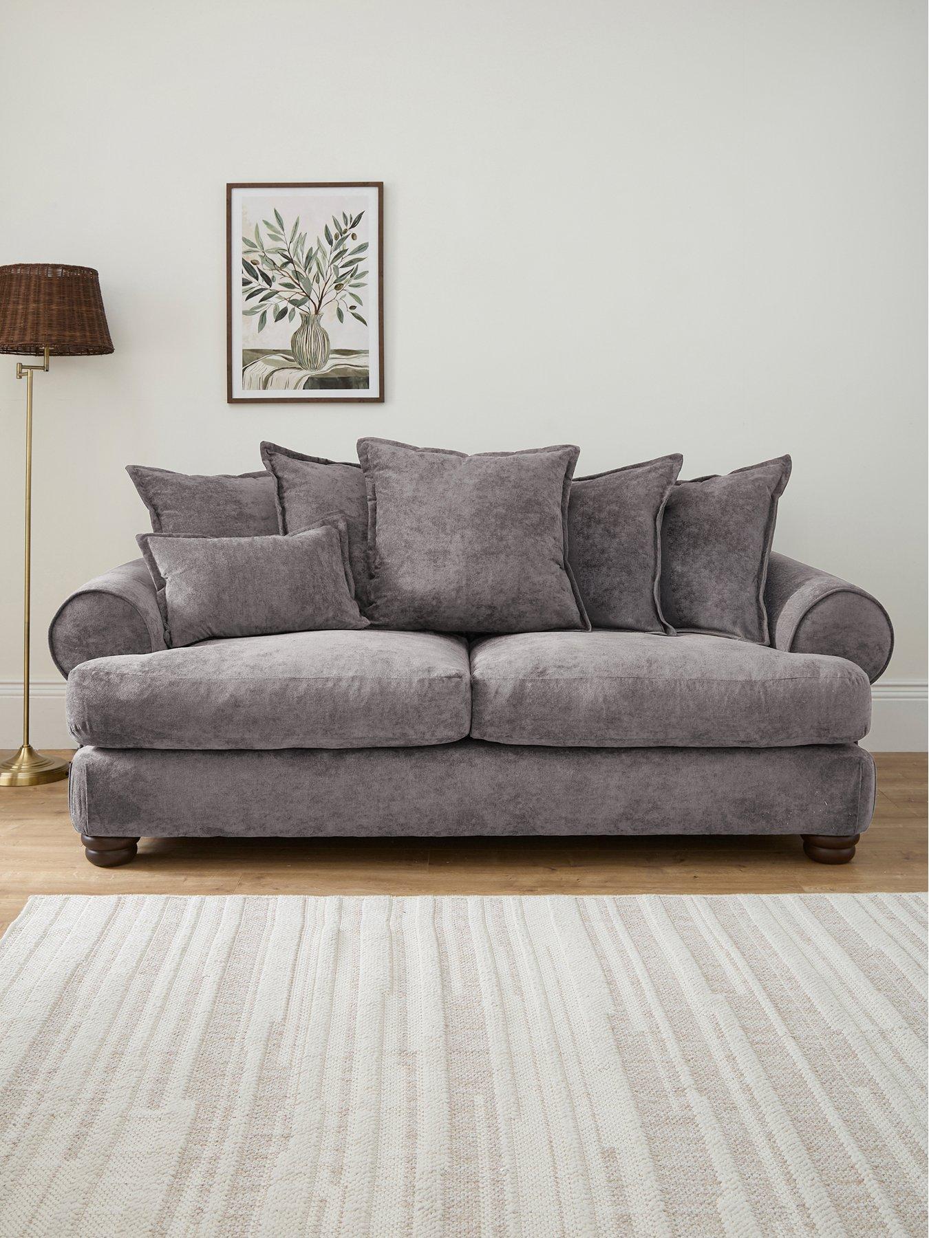 The Very Collection Amersham 3 Seater Fabric Sofa - Made to Order in the UK - FSC® Certified
