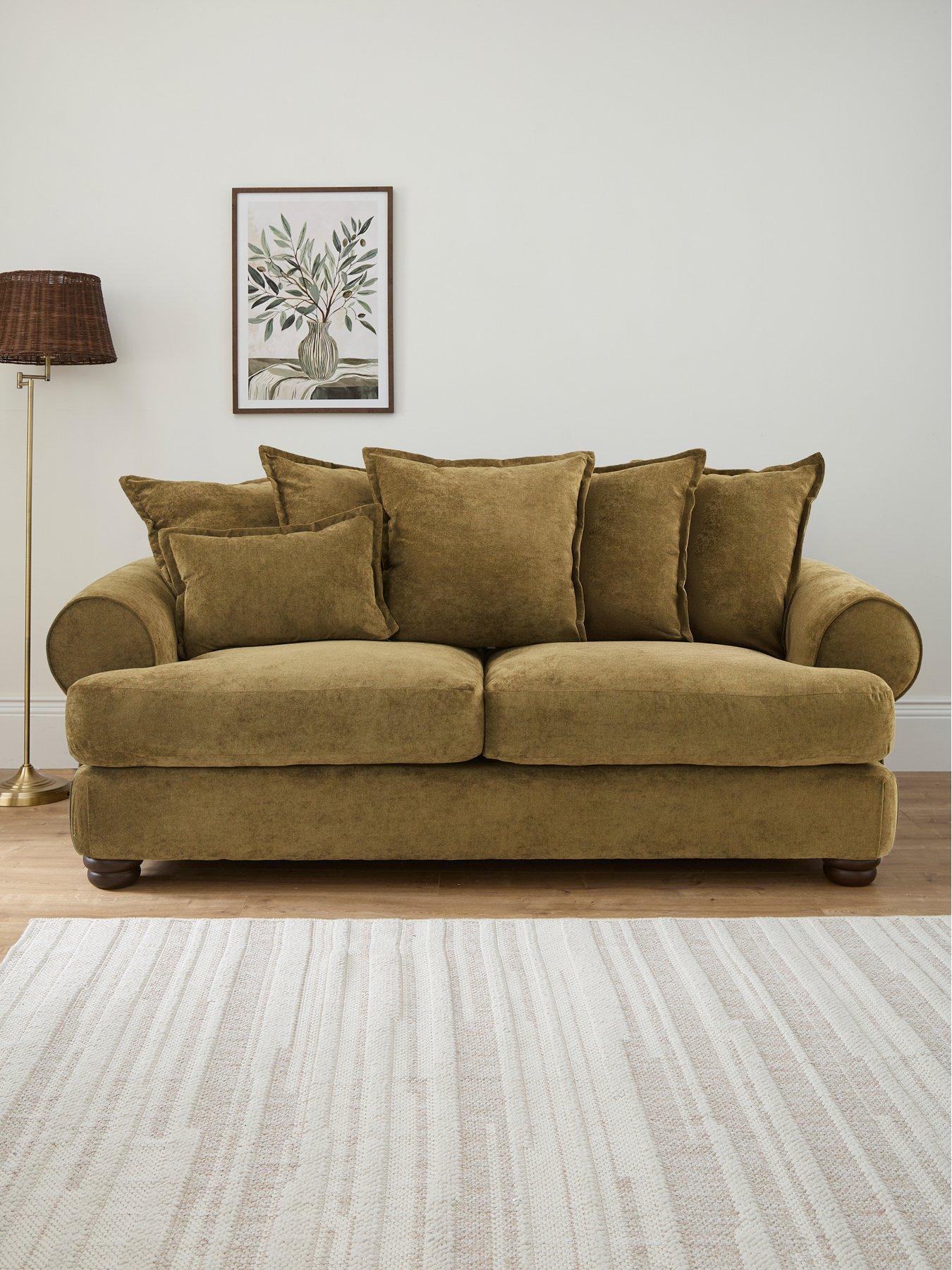 Very Home Amersham 3 Seater Fabric Sofa - Made to Order in the UK