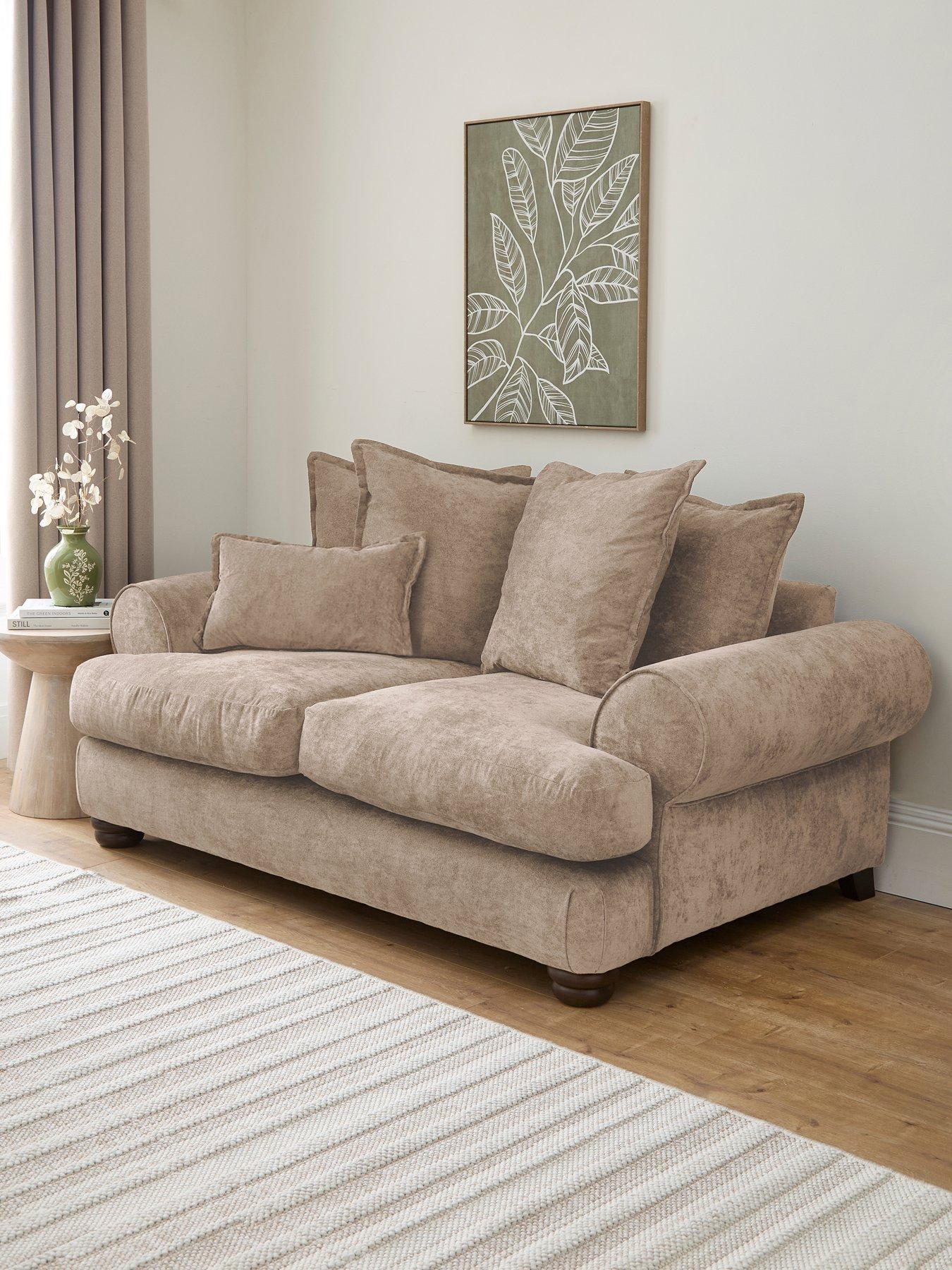 undefined Amersham 2 Seater Fabric Scatter Back Sofa - Made to Order in the UK