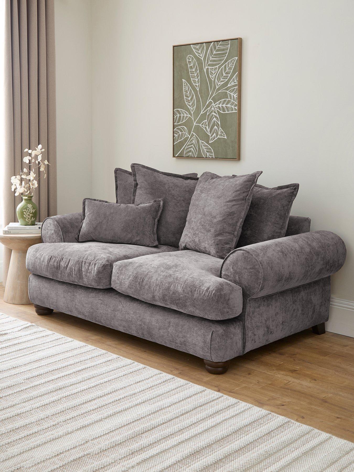 undefined Amersham 2 Seater Fabric Scatter Back Sofa - Made to Order in the UK