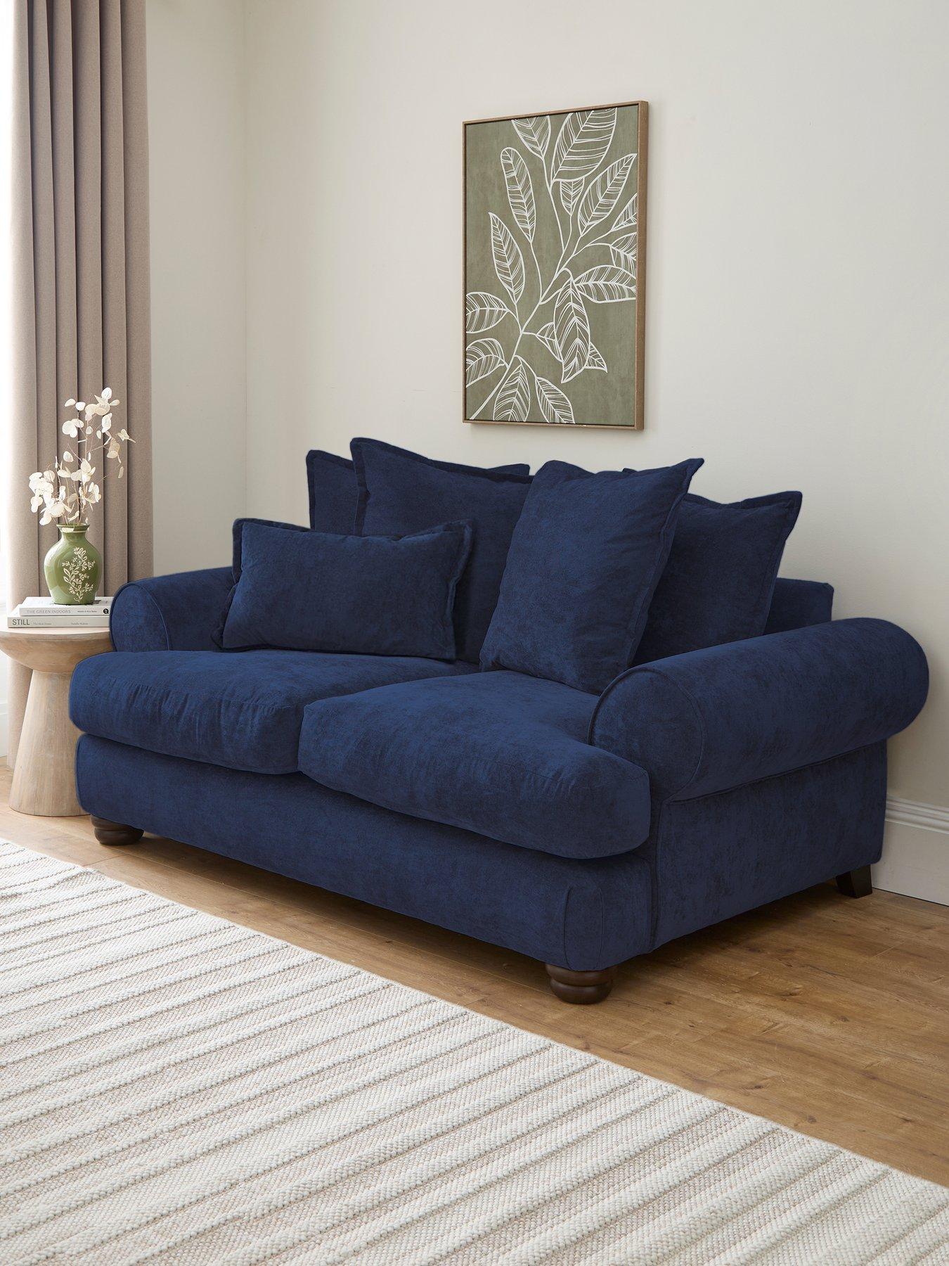Very Home Amersham 2 Seater Fabric Scatter Back Sofa - Made to Order in the UK