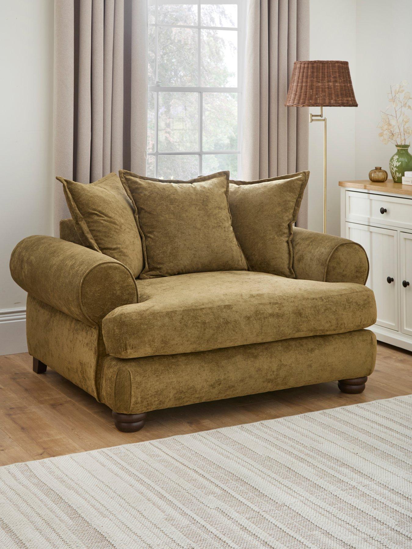 The Very Collection Amersham Fabric Snuggle Chair - Made to Order in the UK - FSC® Certified