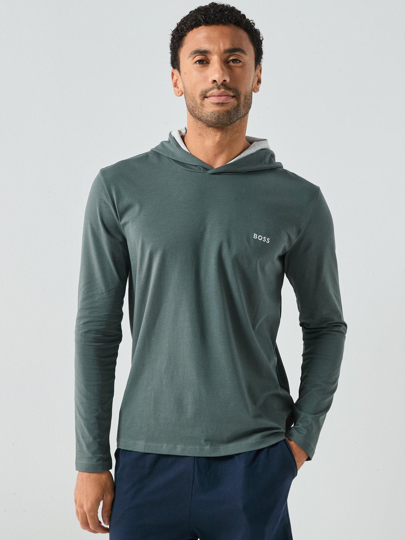BOSS Bodywear Mix  &  Match Lounge Overhead Hoodie - Green