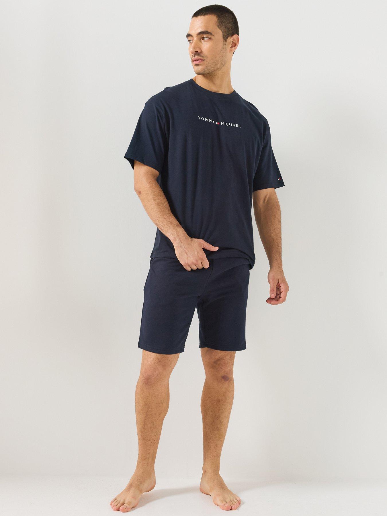 Image 3 of 5 of Tommy Hilfiger Loungewear Original Jersey Shorts - Navy