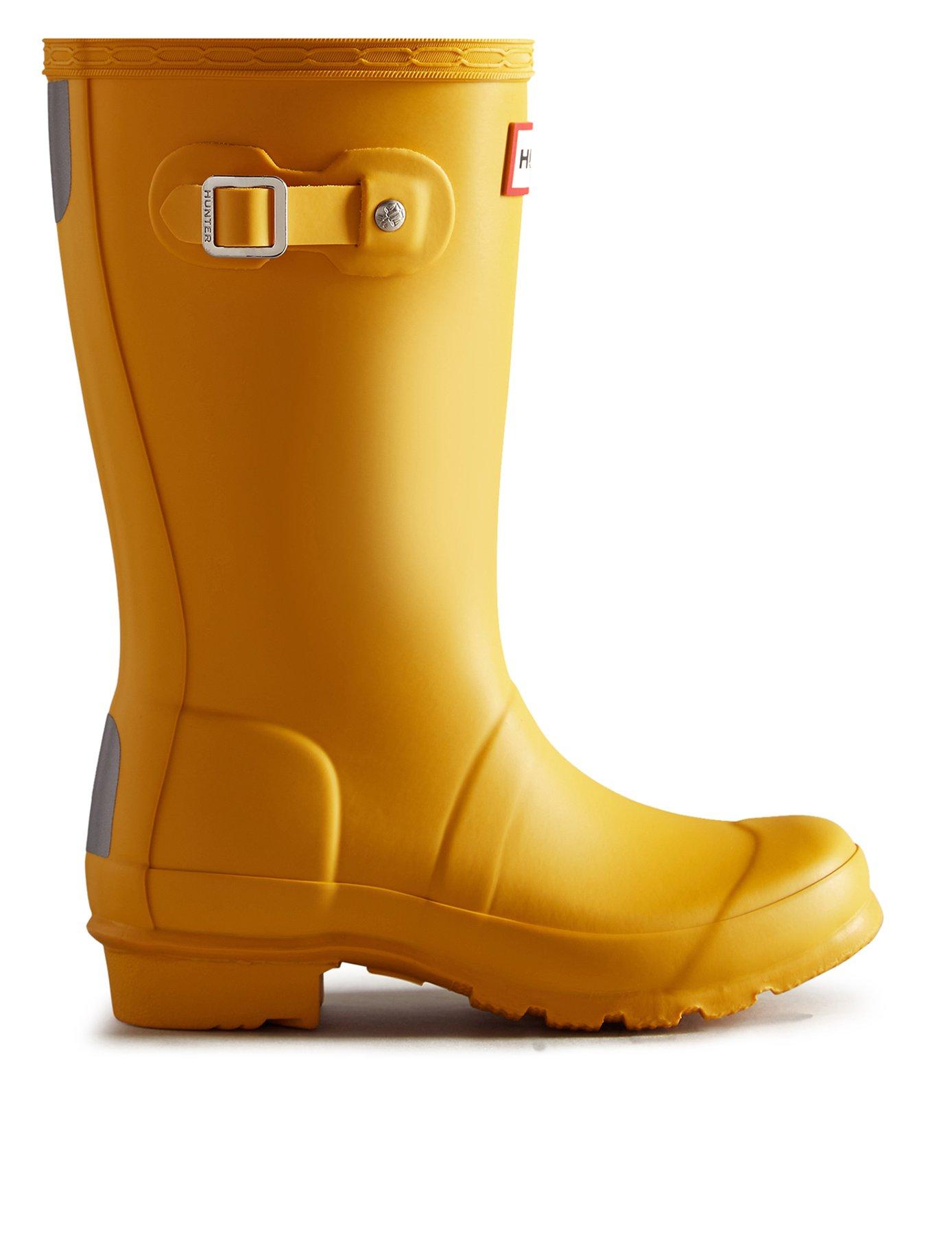 Hunter Junior Originals Wellington Boot - Yellow