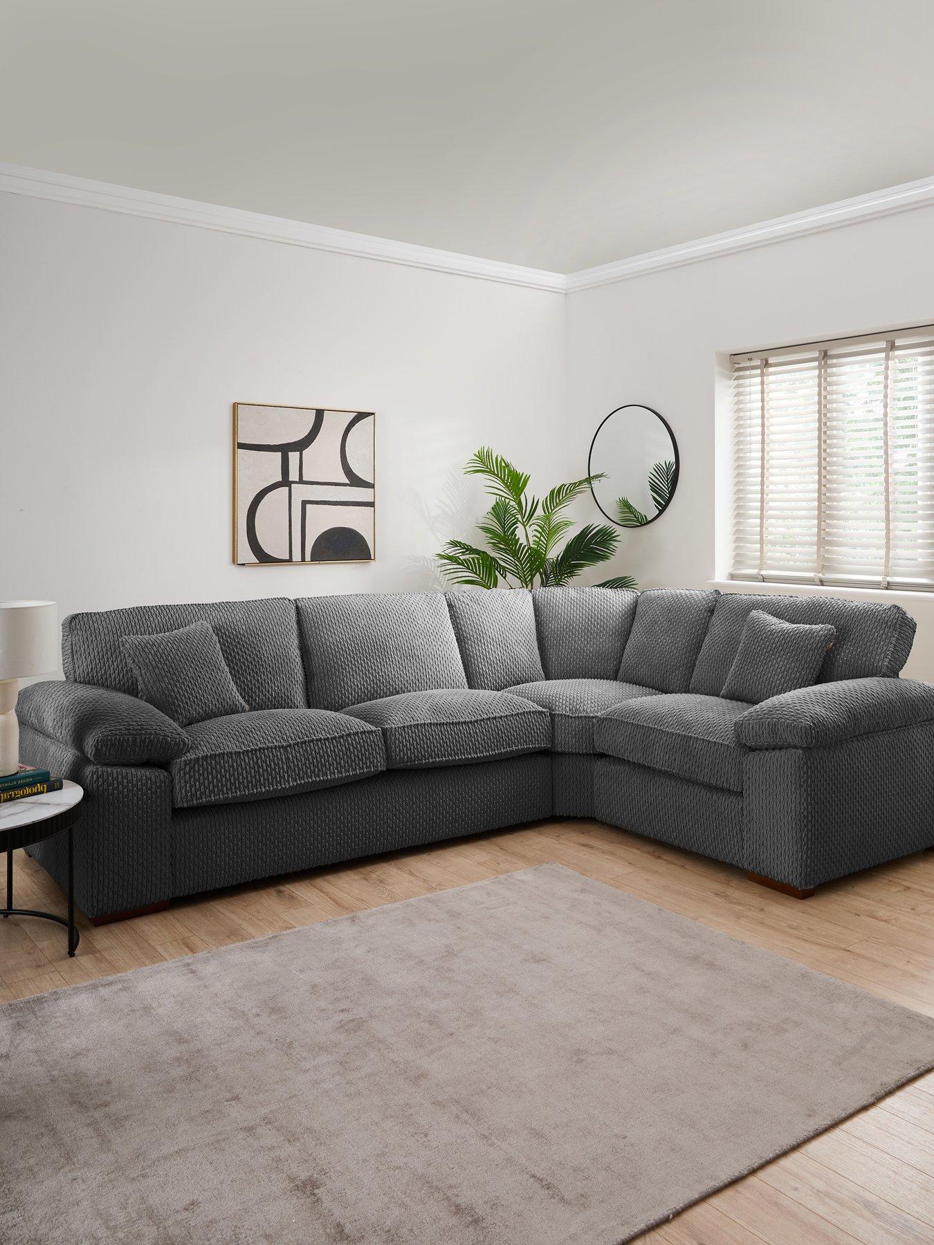 undefined Clayton Right Hand Corner Fabric Sofa - Made to Order in the UK