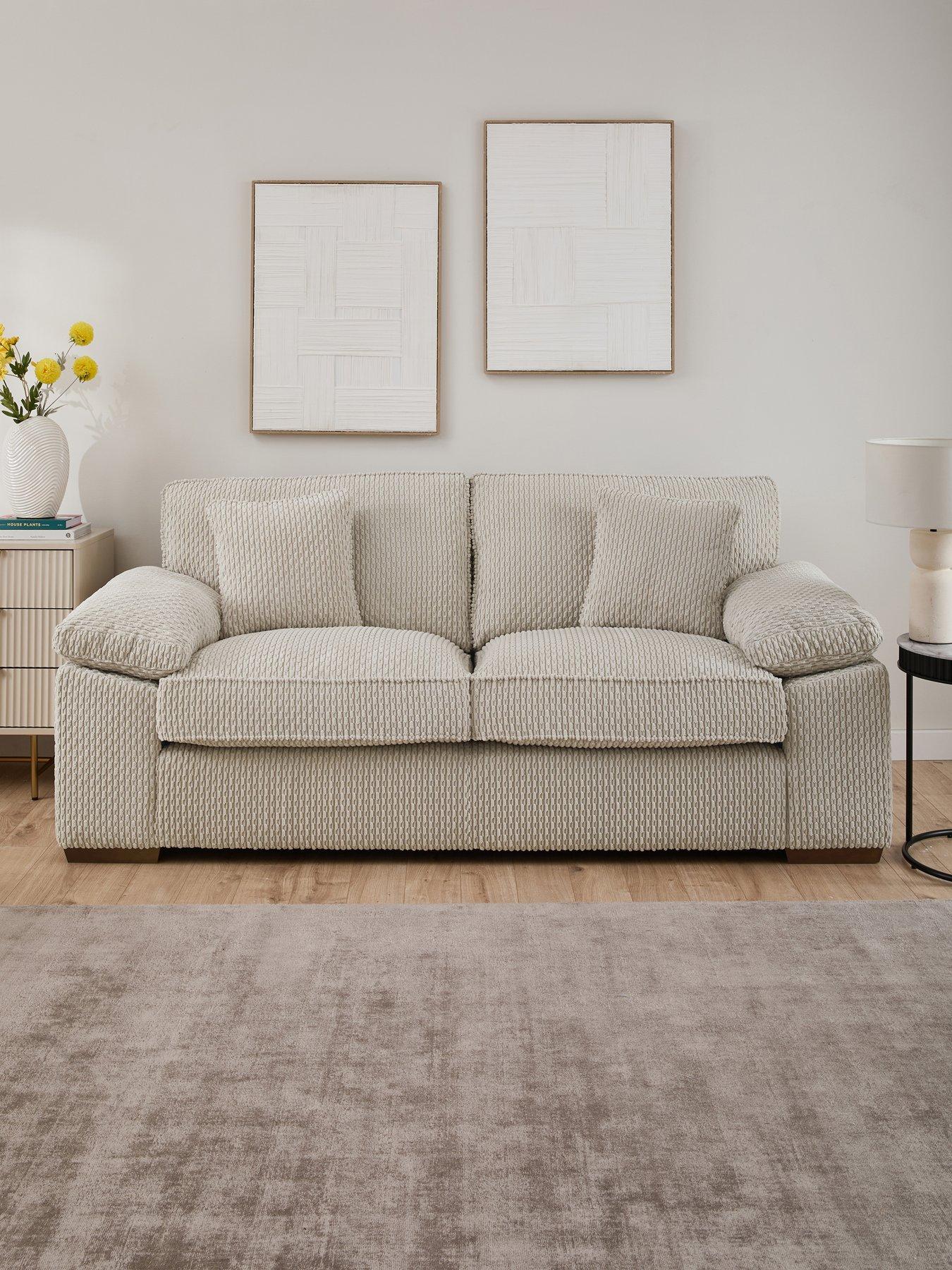 undefined Clayton 3 Seater Fabric Sofa - Made to Order in the UK