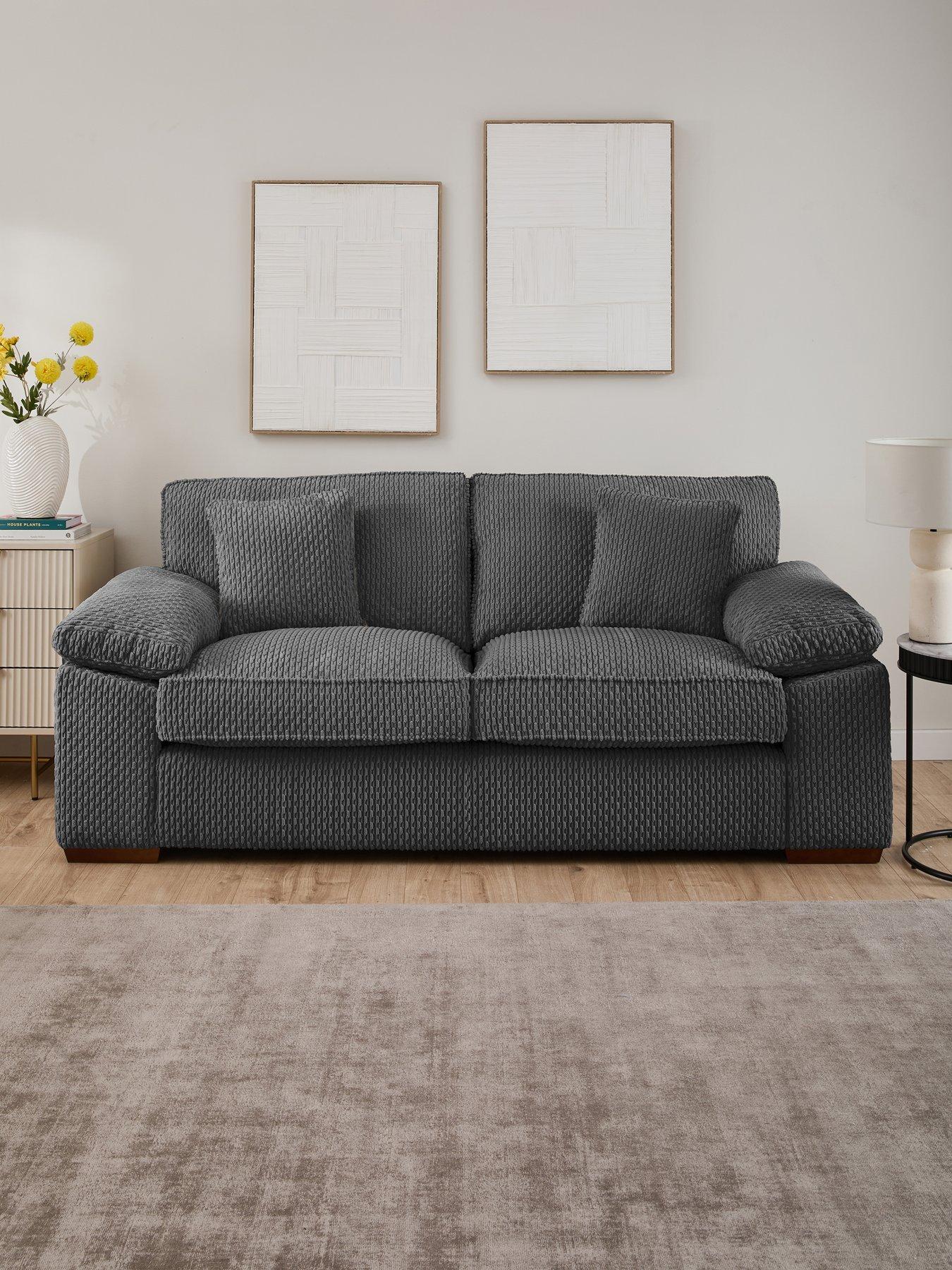 The Very Collection Clayton 3 Seater Fabric Sofa - Made to Order in the UK - FSC® Certified