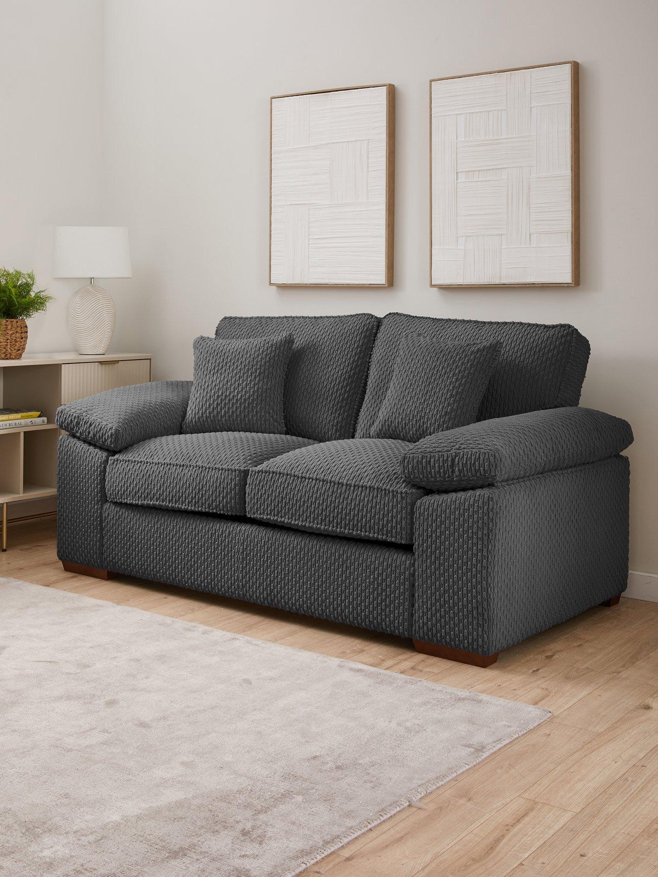 undefined Clayton 2 Seater Deluxe Fabric Sofa Bed