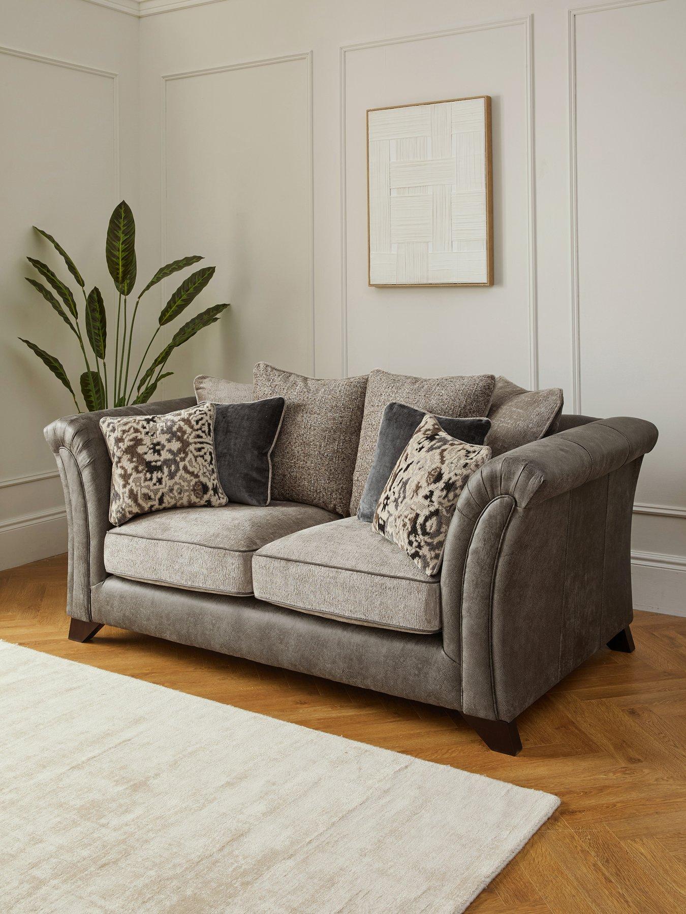 Very Home Regent Scatter 2 Seater Fabric Sofa - Made to Order in the UK