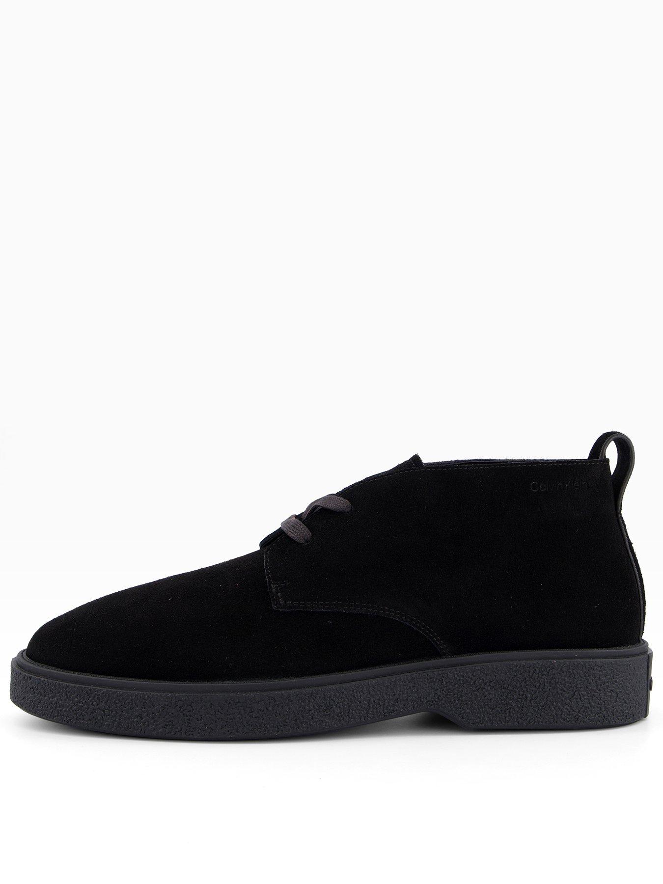 Calvin Klein Text Rubber Desert Boot - Black