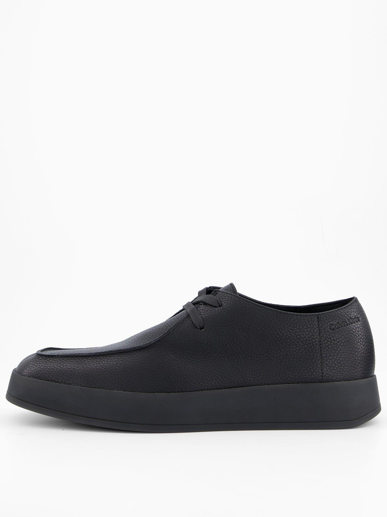 undefined Wallabe Hybrid Leather Boat Dress Shoes - Black