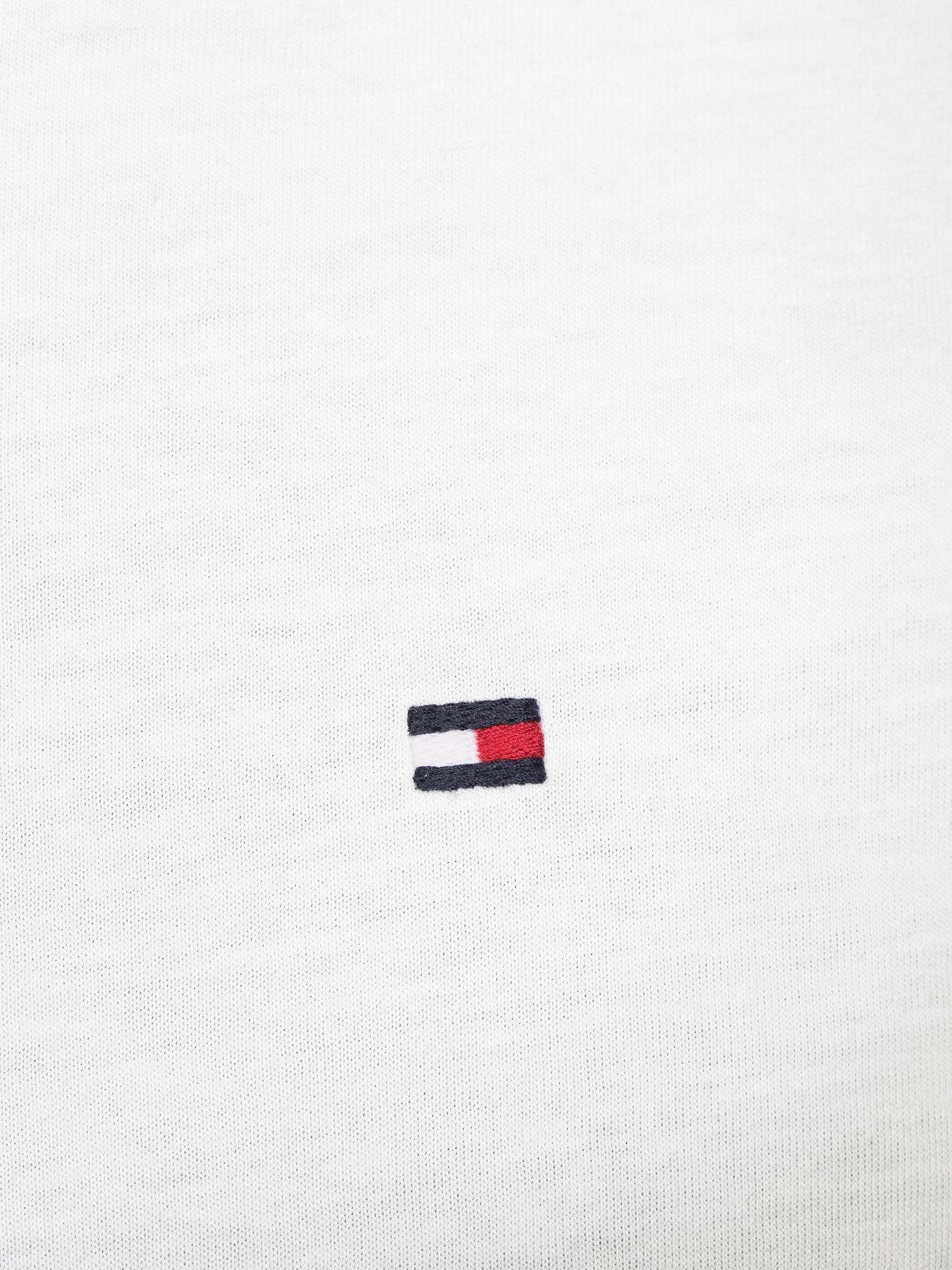 Image 6 of 6 of Tommy Hilfiger Left Chest Flag Logo 3 Pack Loungewear T-Shirt - Assorted