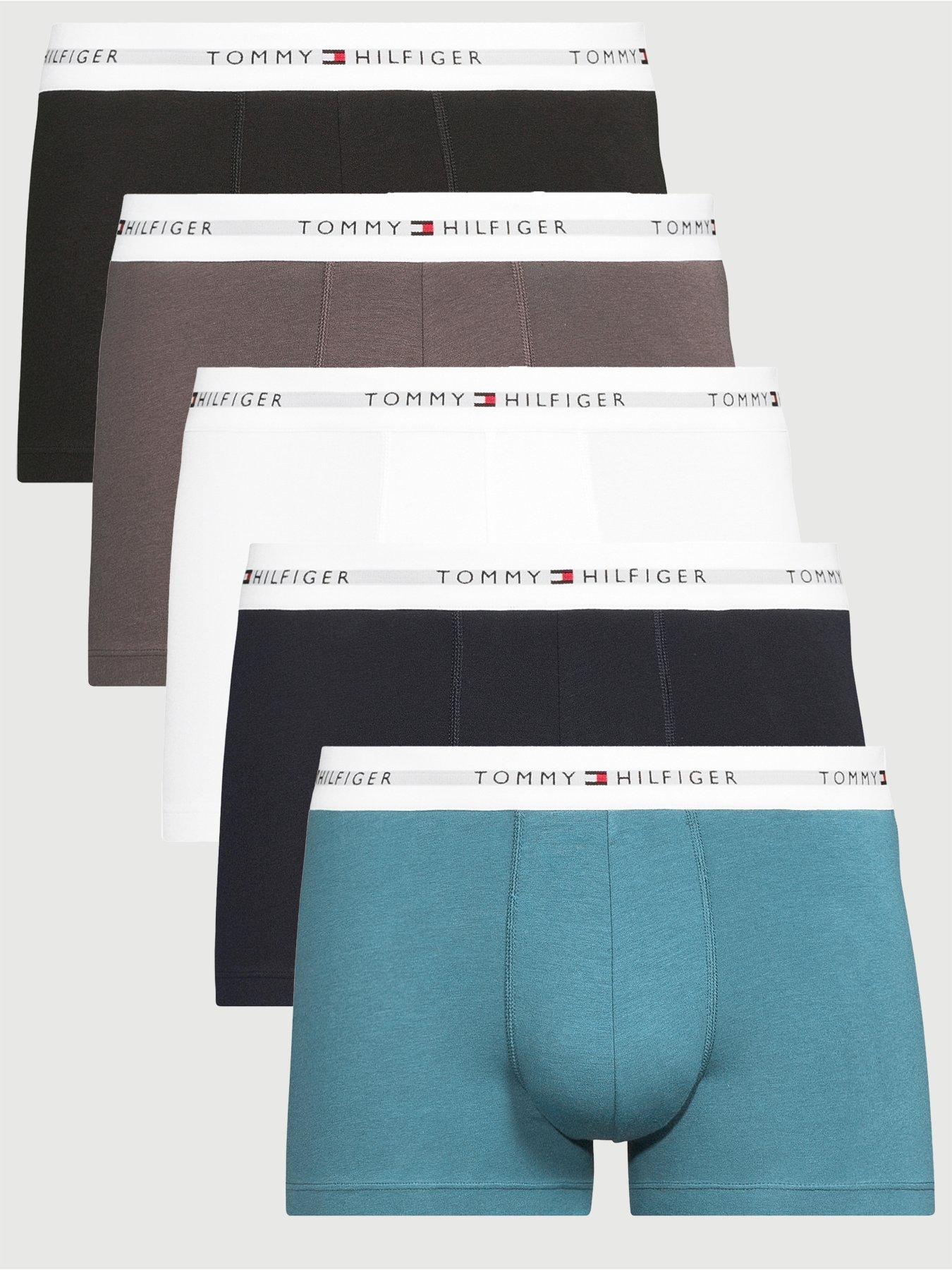 Tommy Hilfiger 5 Pack Signature Cotton Trunks - Assorted