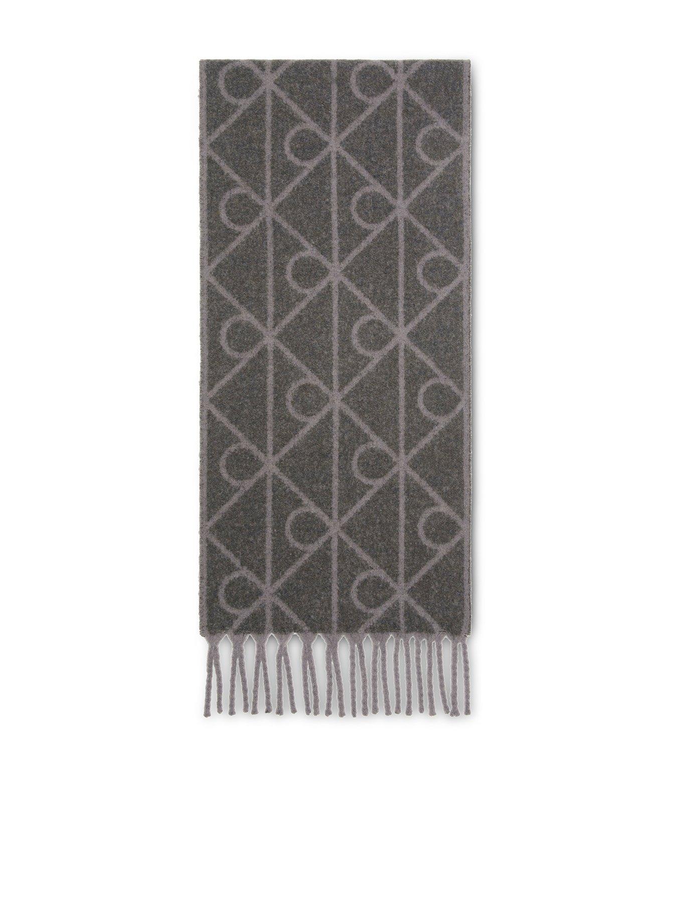 Calvin Klein Ck Brushed Scarf - Grey