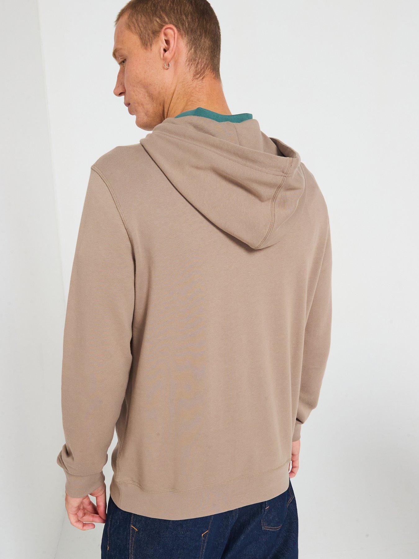 Image 2 of 6 of BOSS Wetalk Left Chest Overhead Hoodie - Dark Beige