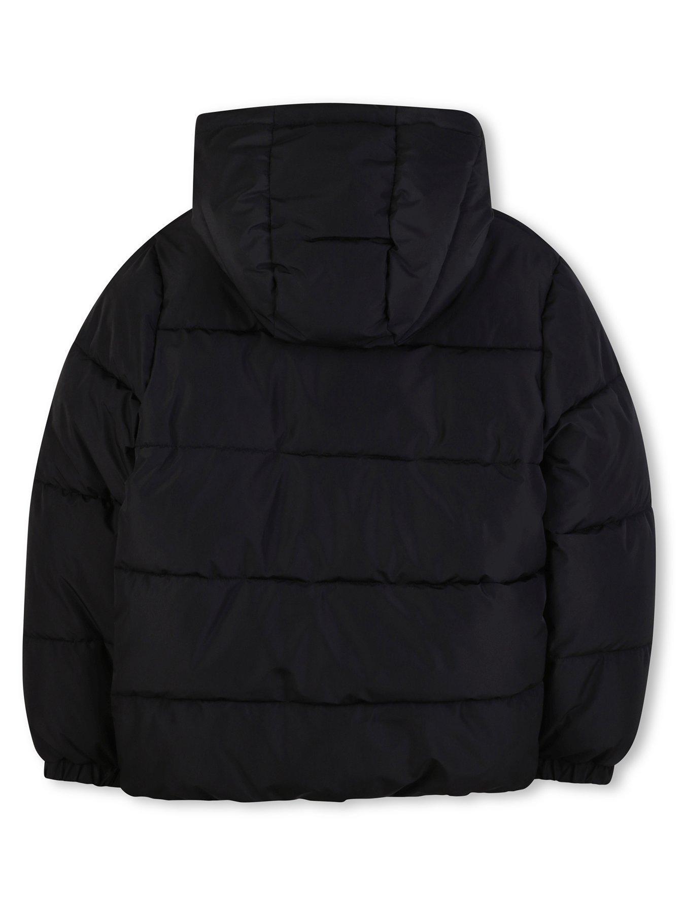 Image 2 of 3 of BOSS Boys Padded Jacket - Black