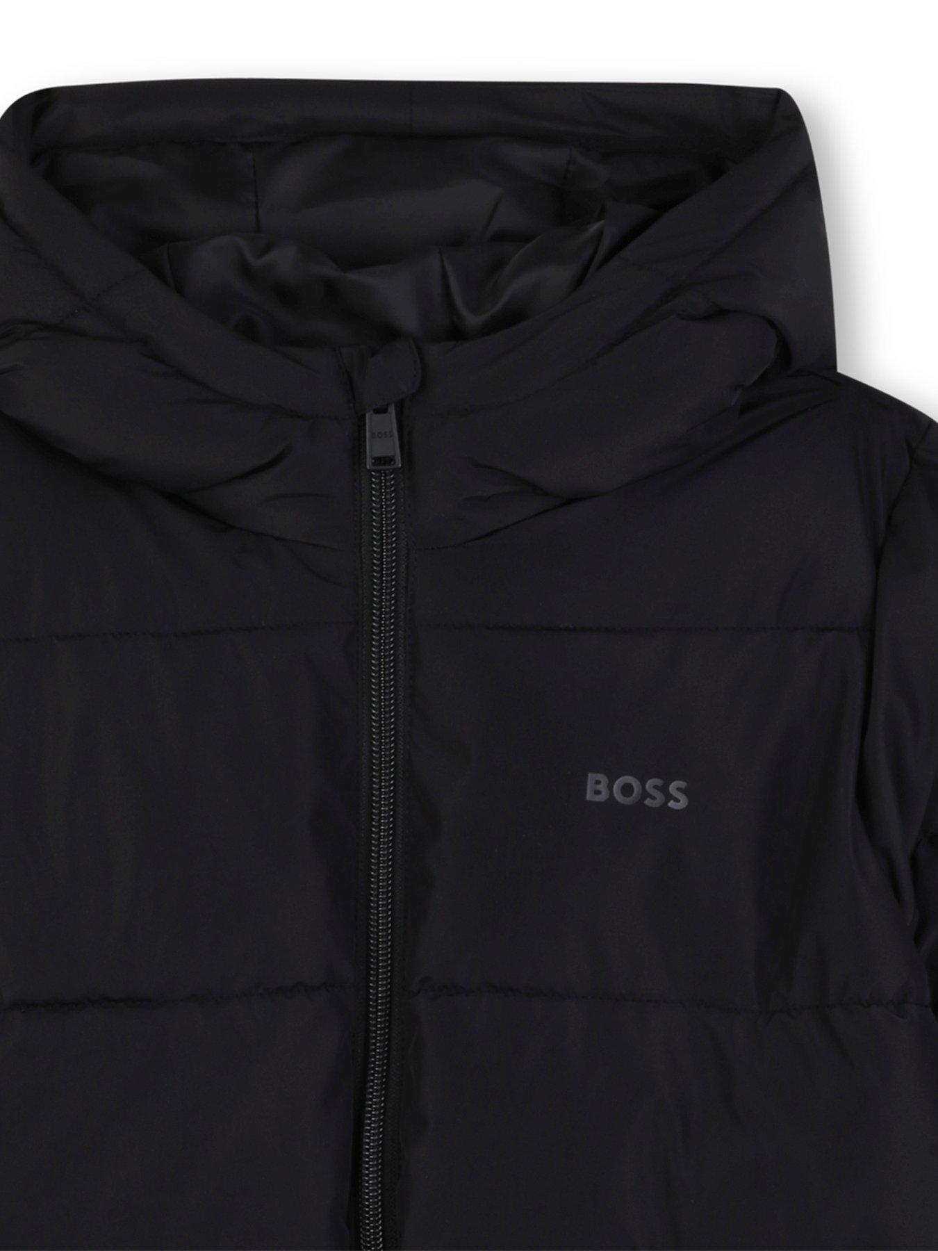 Image 3 of 3 of BOSS Boys Padded Jacket - Black