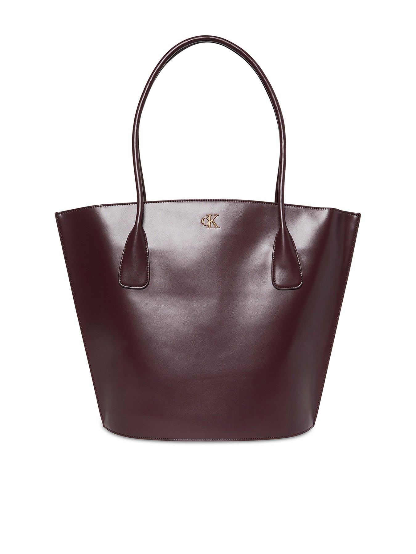 Calvin Klein CK Medium Tote Bag - Brown