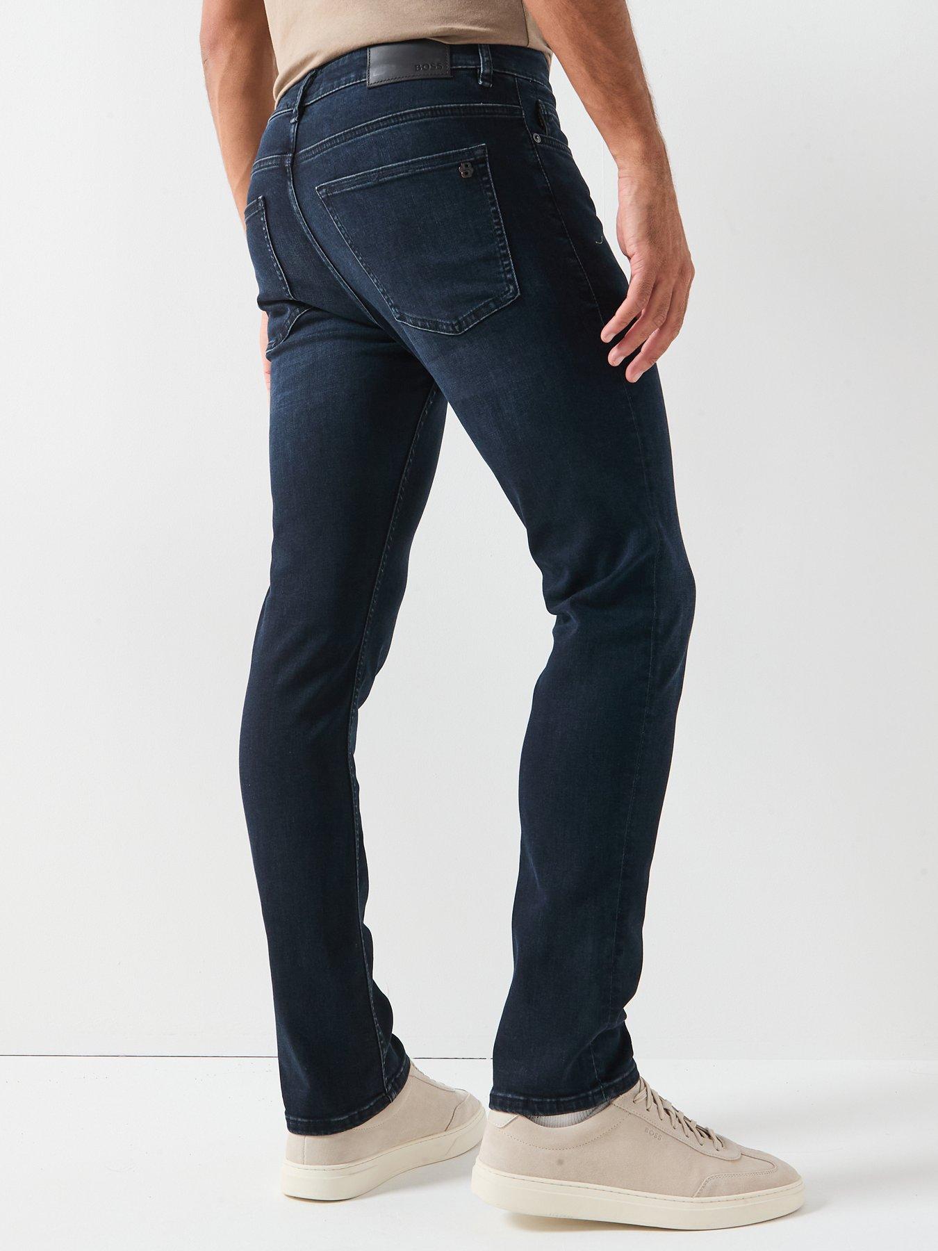 BOSS Delaware Soft Motion Slim Fit Jeans Black Very