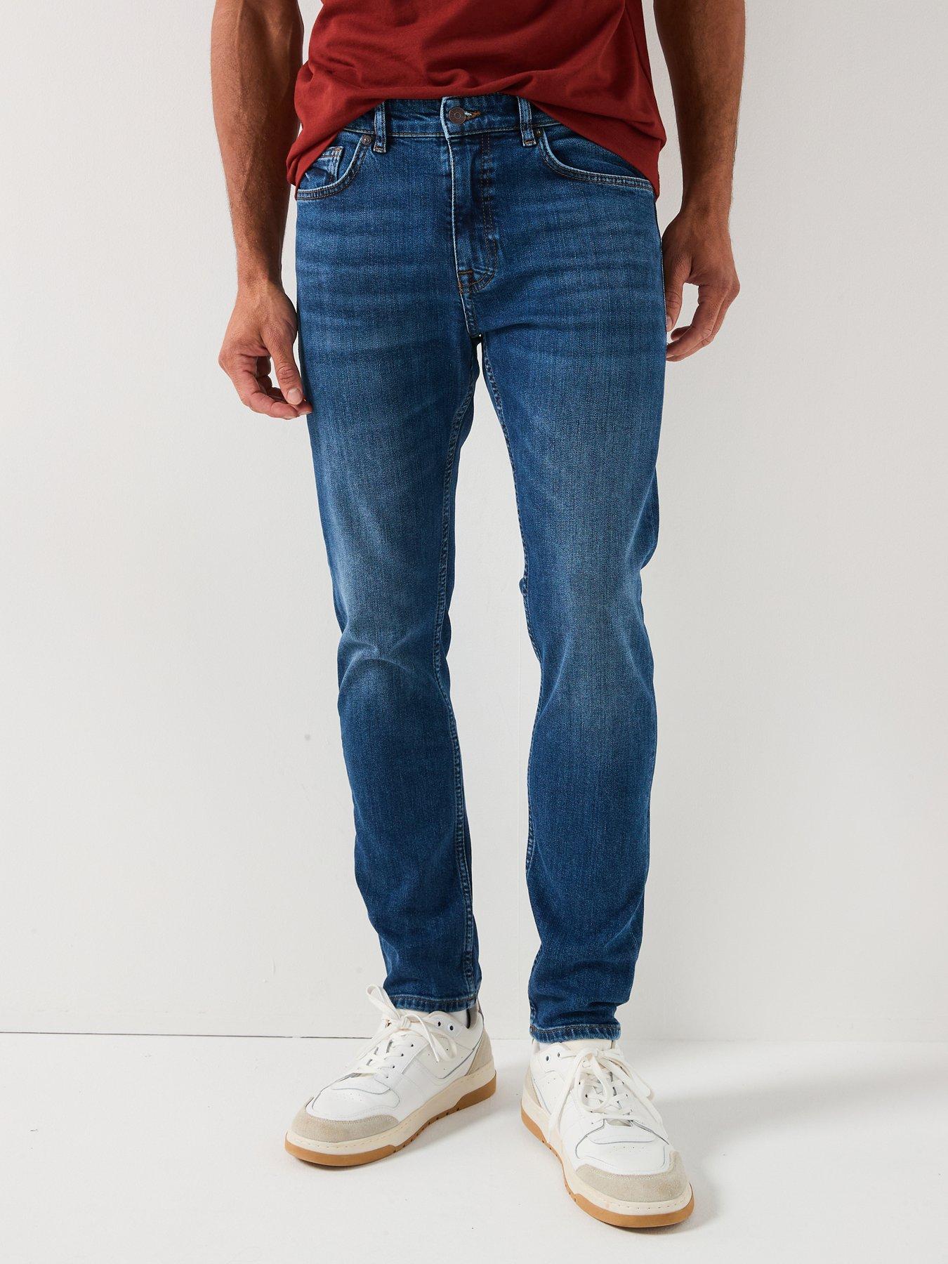 BOSS Delaware Slim Fit Jeans - Mid Wash