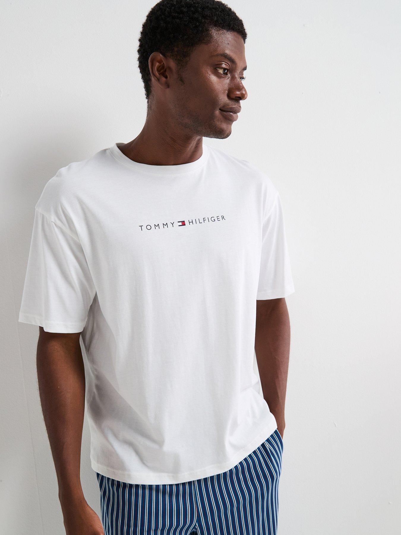 Tommy Hilfiger Original Loungewear T-Shirt, White, Size L, Men