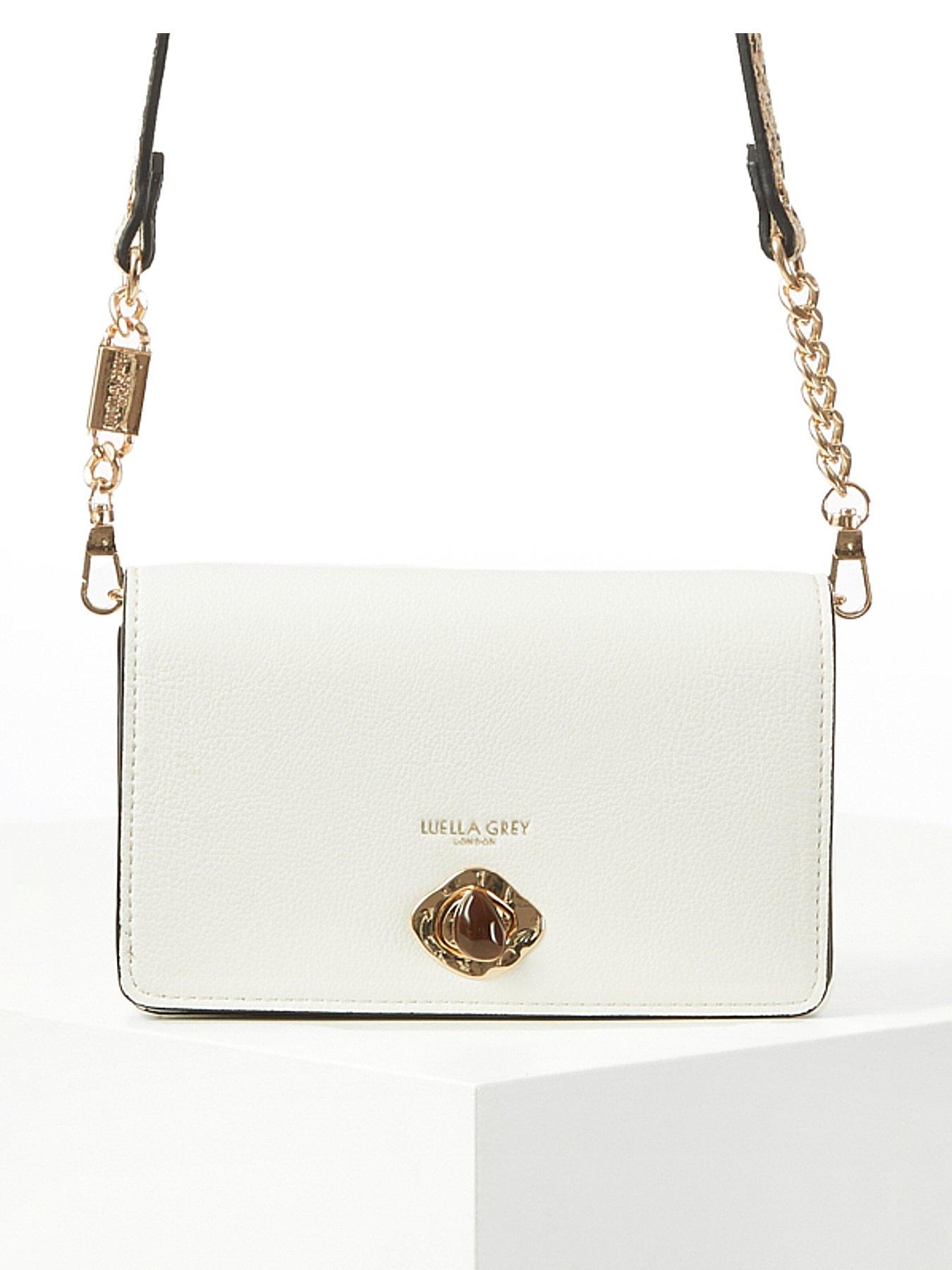 undefined Eloise White Phone Bag