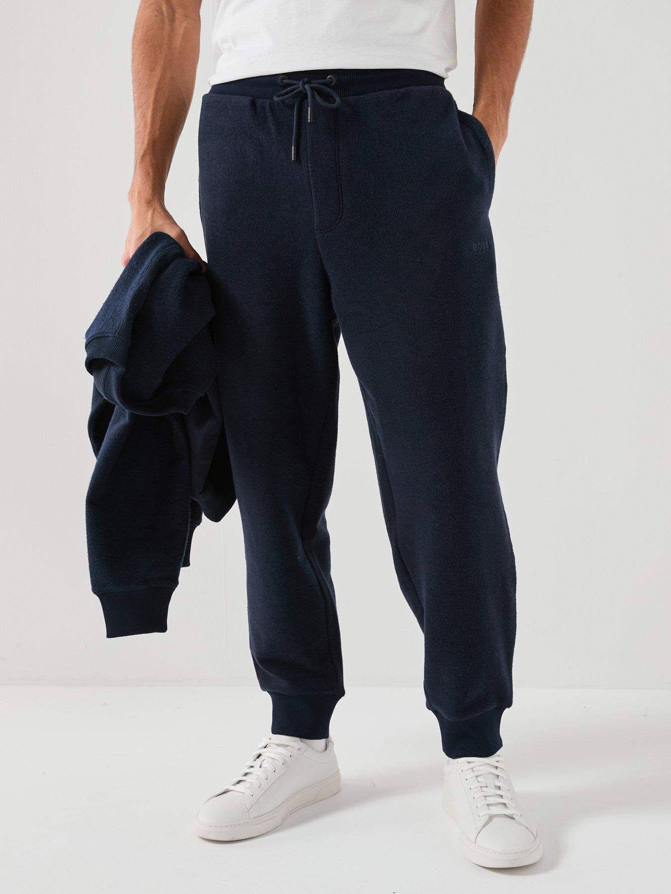 BOSS Winterbrush Relaxed Fit Sweat Joggers - Navy