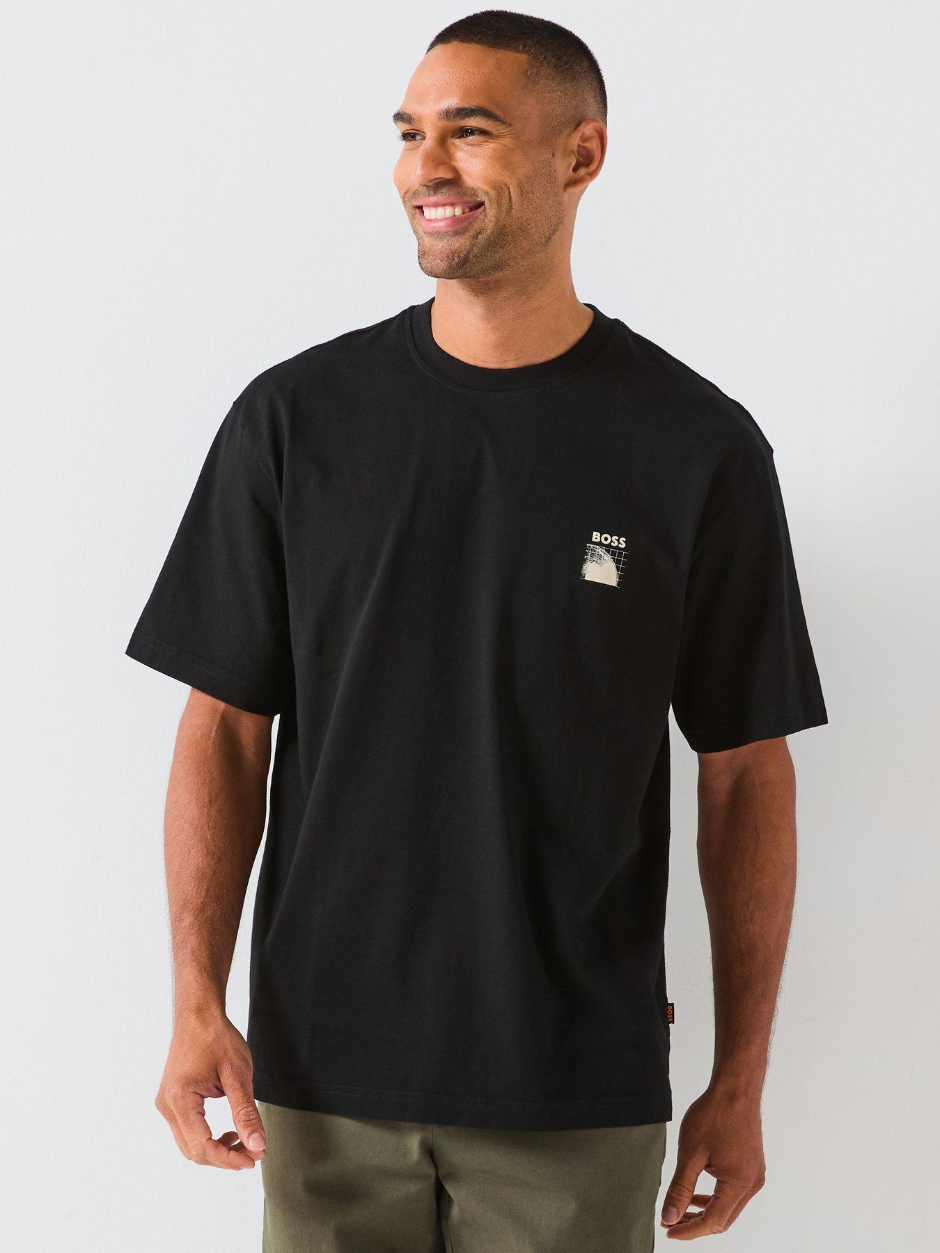 Image 2 of 6 of BOSS Te_Radar Relaxed Fit T-Shirt - Black