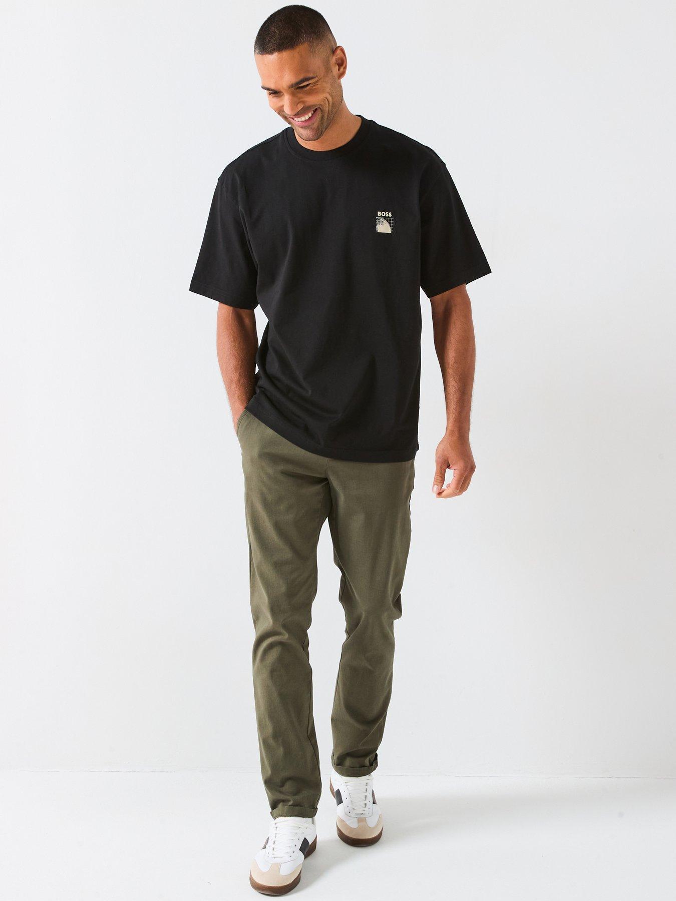 Image 3 of 6 of BOSS Te_Radar Relaxed Fit T-Shirt - Black
