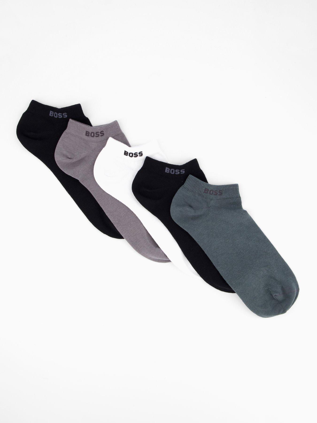 Image 1 of 3 of BOSS Bodywear 5 Pack Logo Liner Socks - Multi