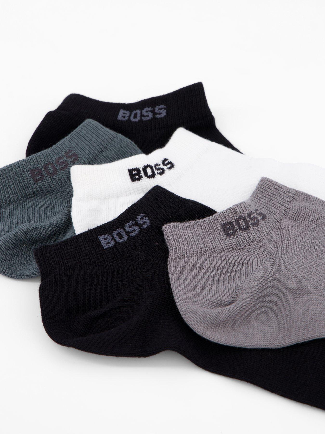 Image 3 of 3 of BOSS Bodywear 5 Pack Logo Liner Socks - Multi