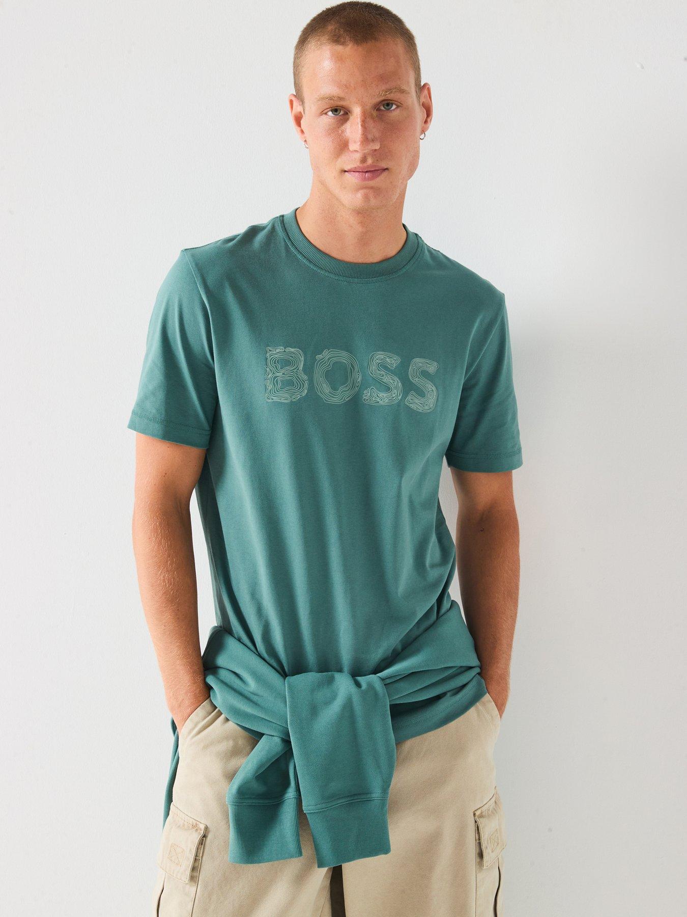 undefined Boss Te_frozen Regular Fit T-shirt - Green