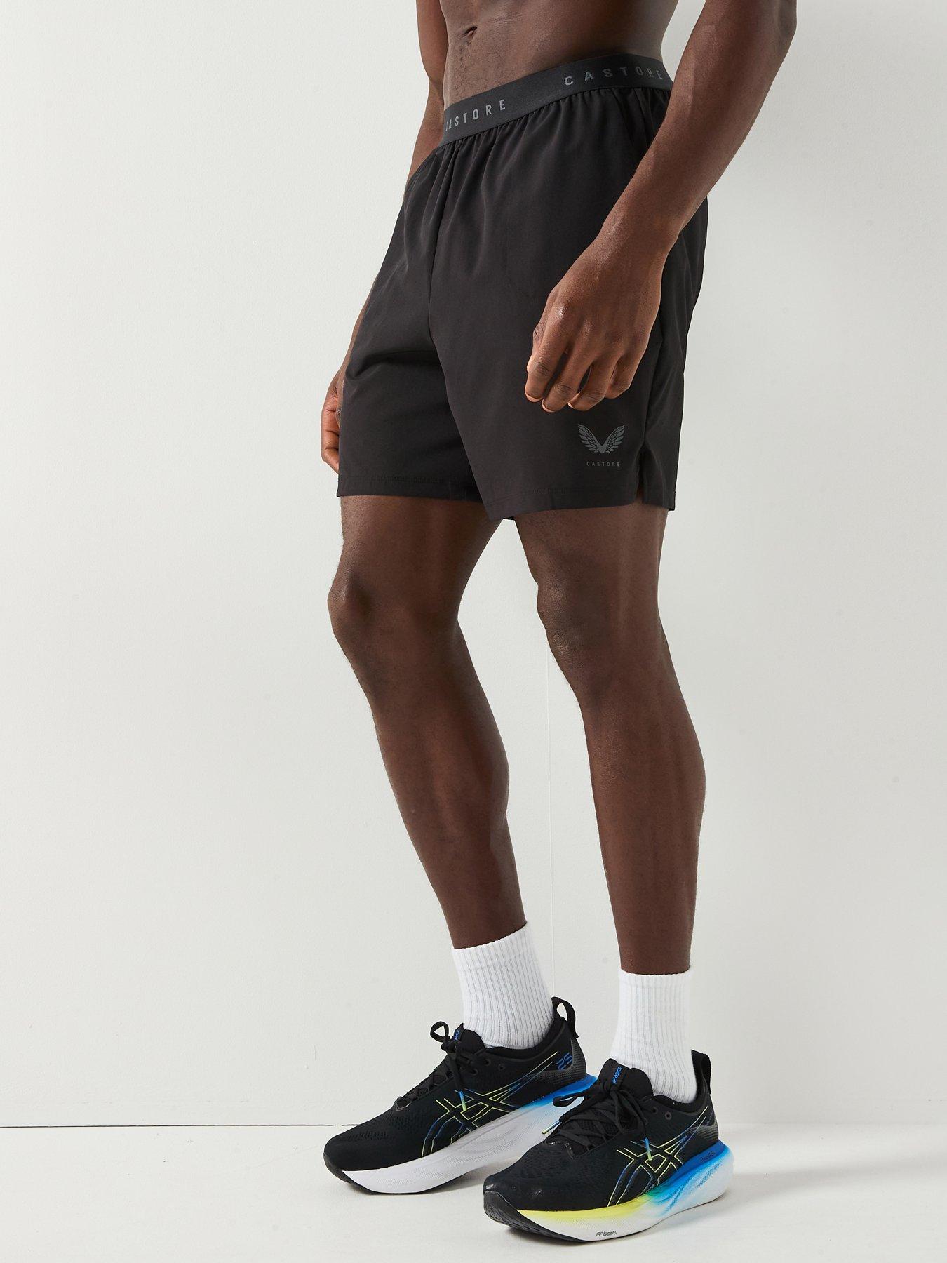 Castore Mens Training Adapt 7' Branded Elastic Shorts - Black
