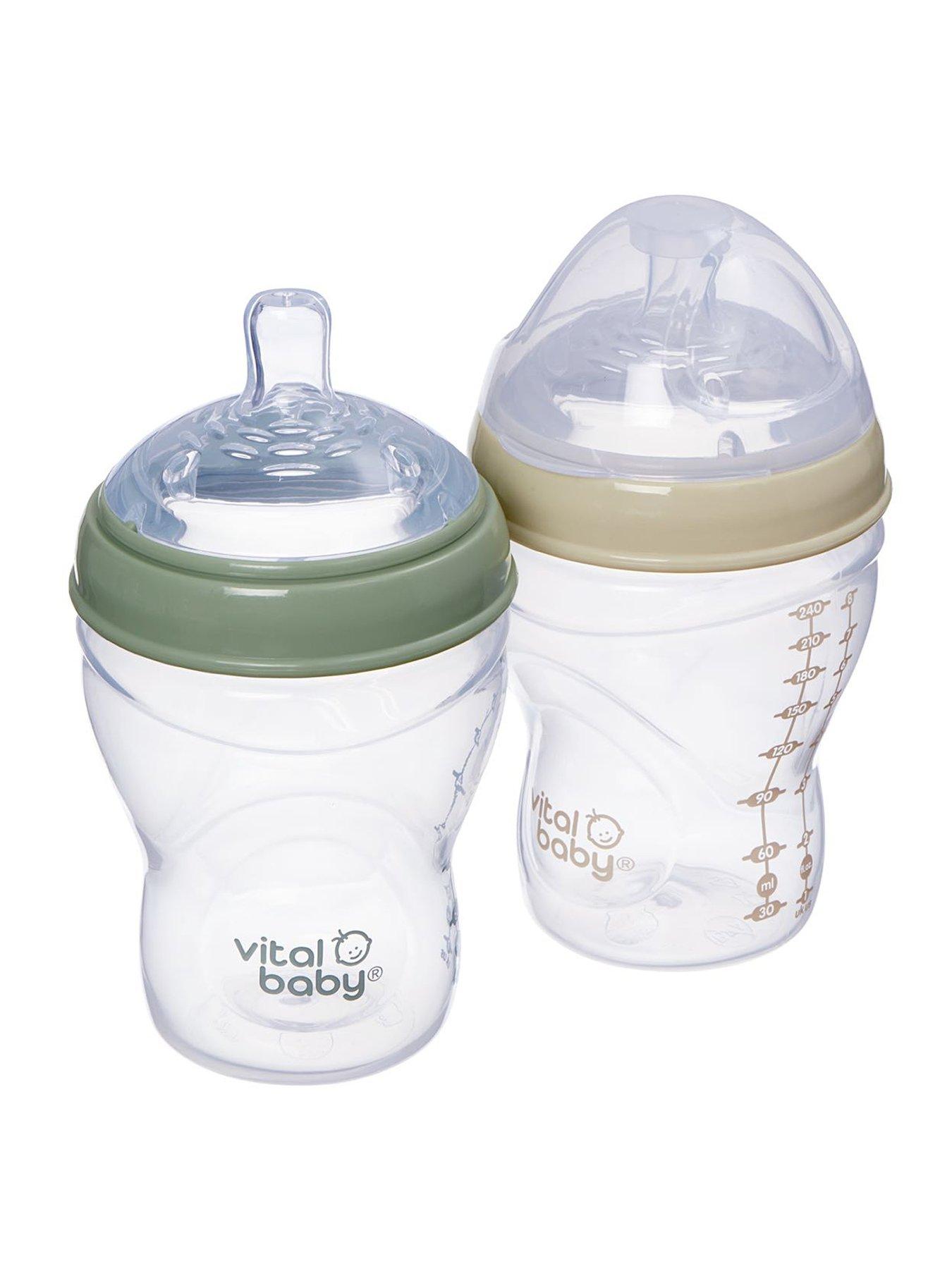undefined Breast Like Feeding Bottle 240ml 2pk